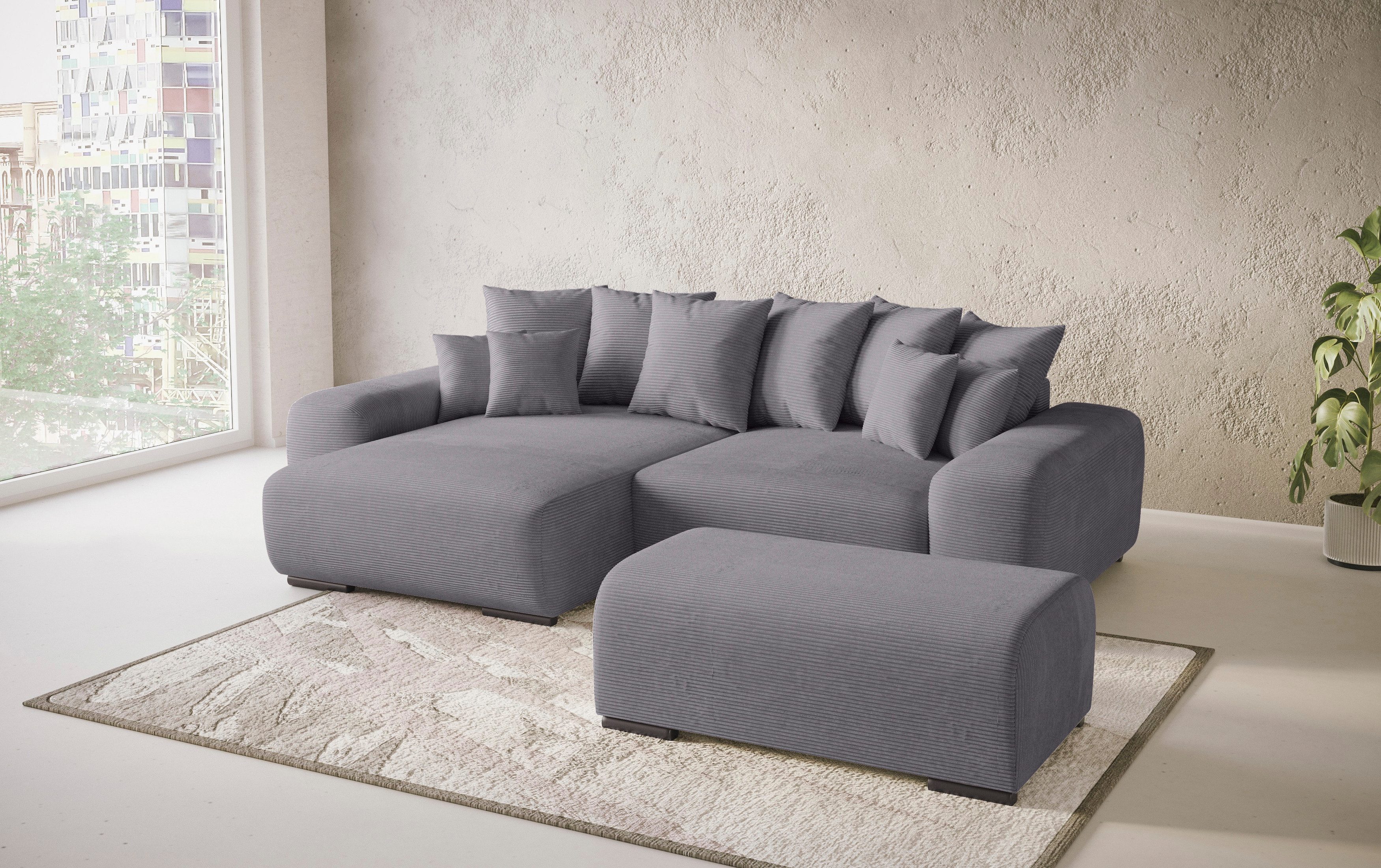 Mr. Couch Hoekbank Sundance, L-vorm Permanente slaper met bed, bedbox, tot 140 kg belastbaar