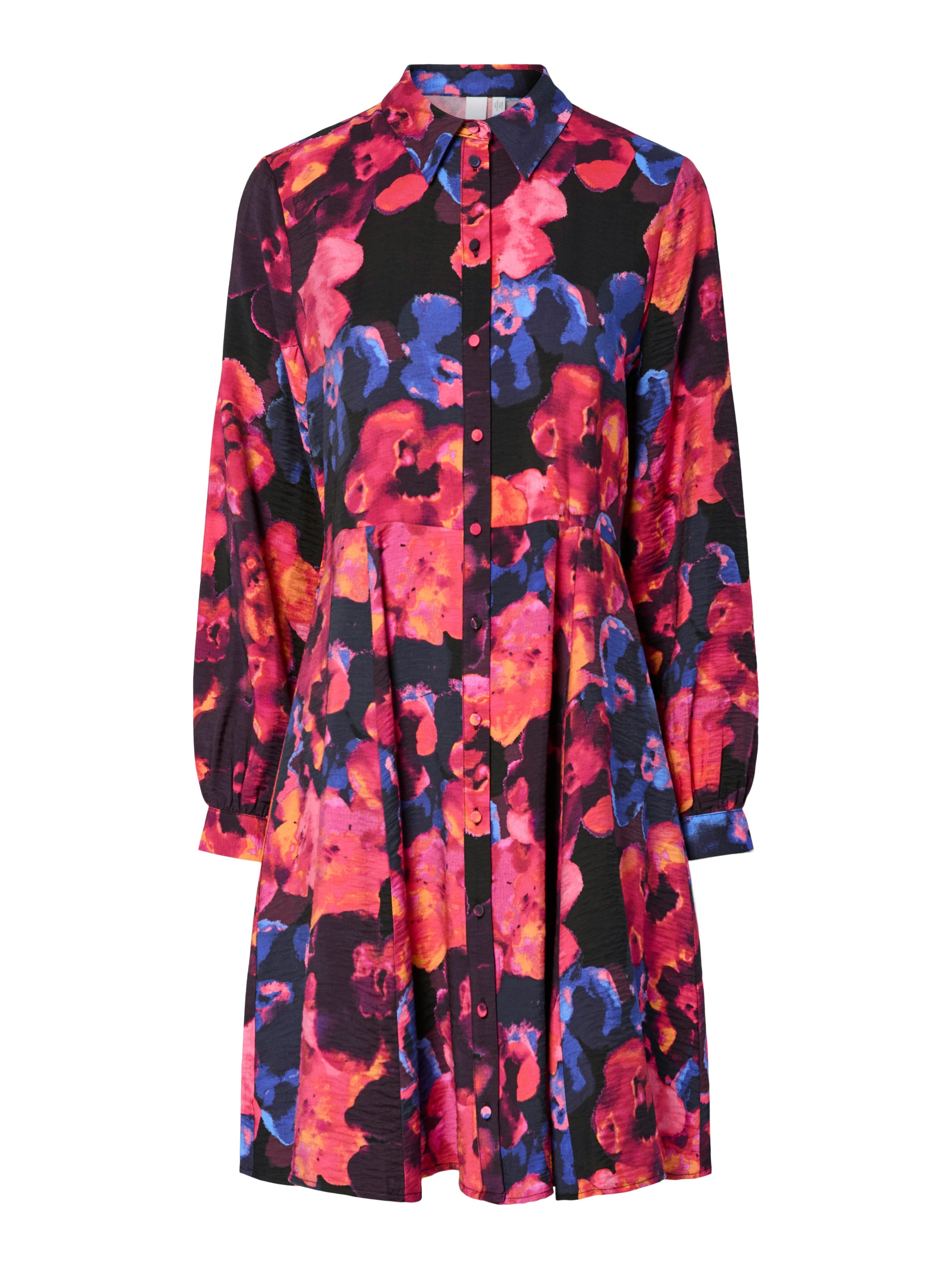 Y.A.S Jurk met overhemdkraag YASKAYA LS SHIRT DRESS S. NOOS