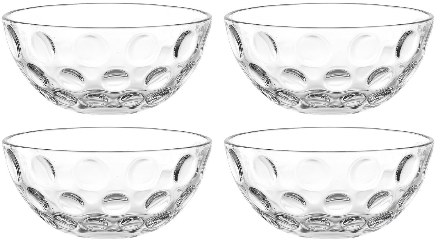 LEONARDO Schaal CUCINA OPTIC, 4-delig set Geschikt voor de vaatwasser (set, 4-delig)