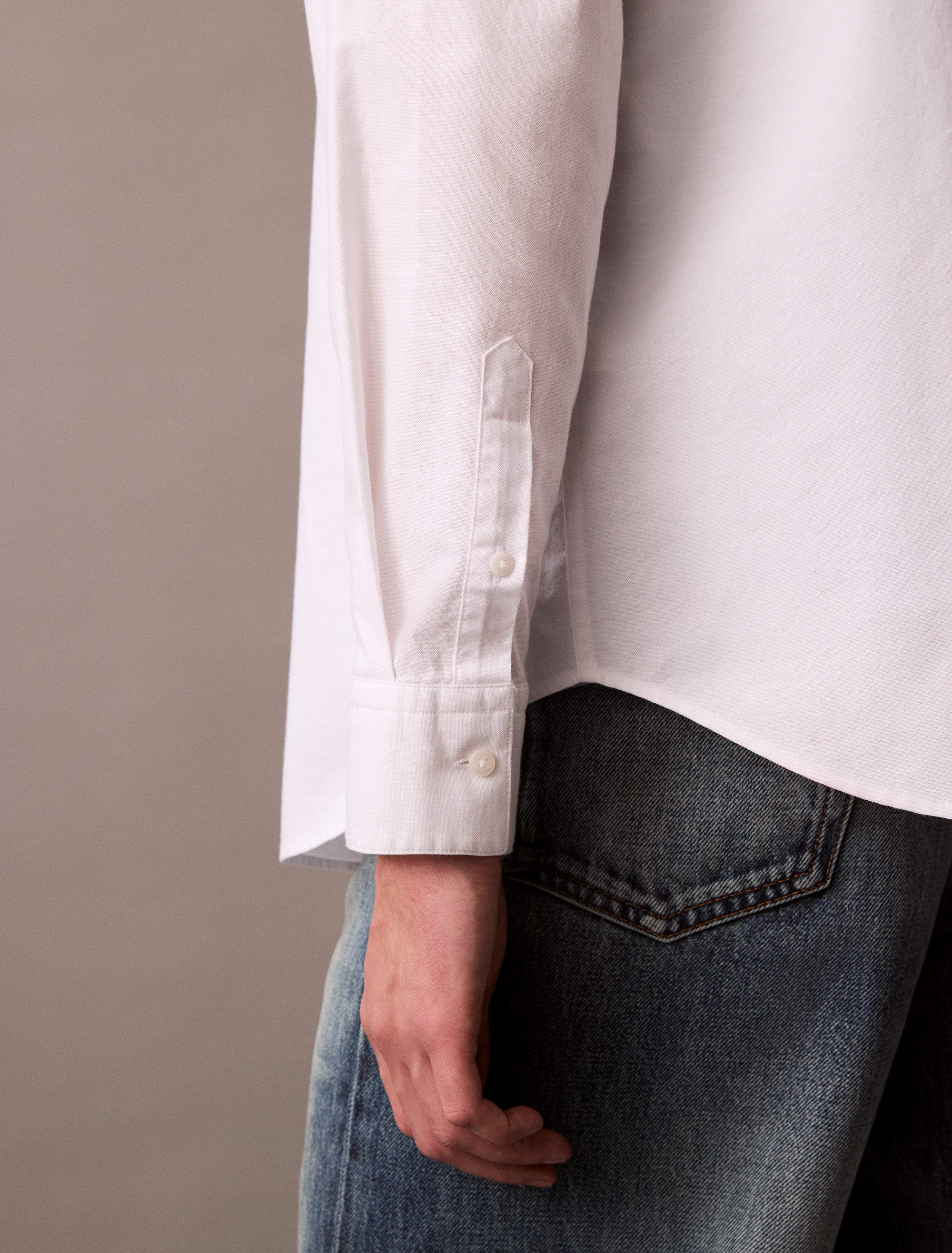 Calvin Klein Overhemd met lange mouwen LS SOLID OXFORD CLASSIC SHIRT