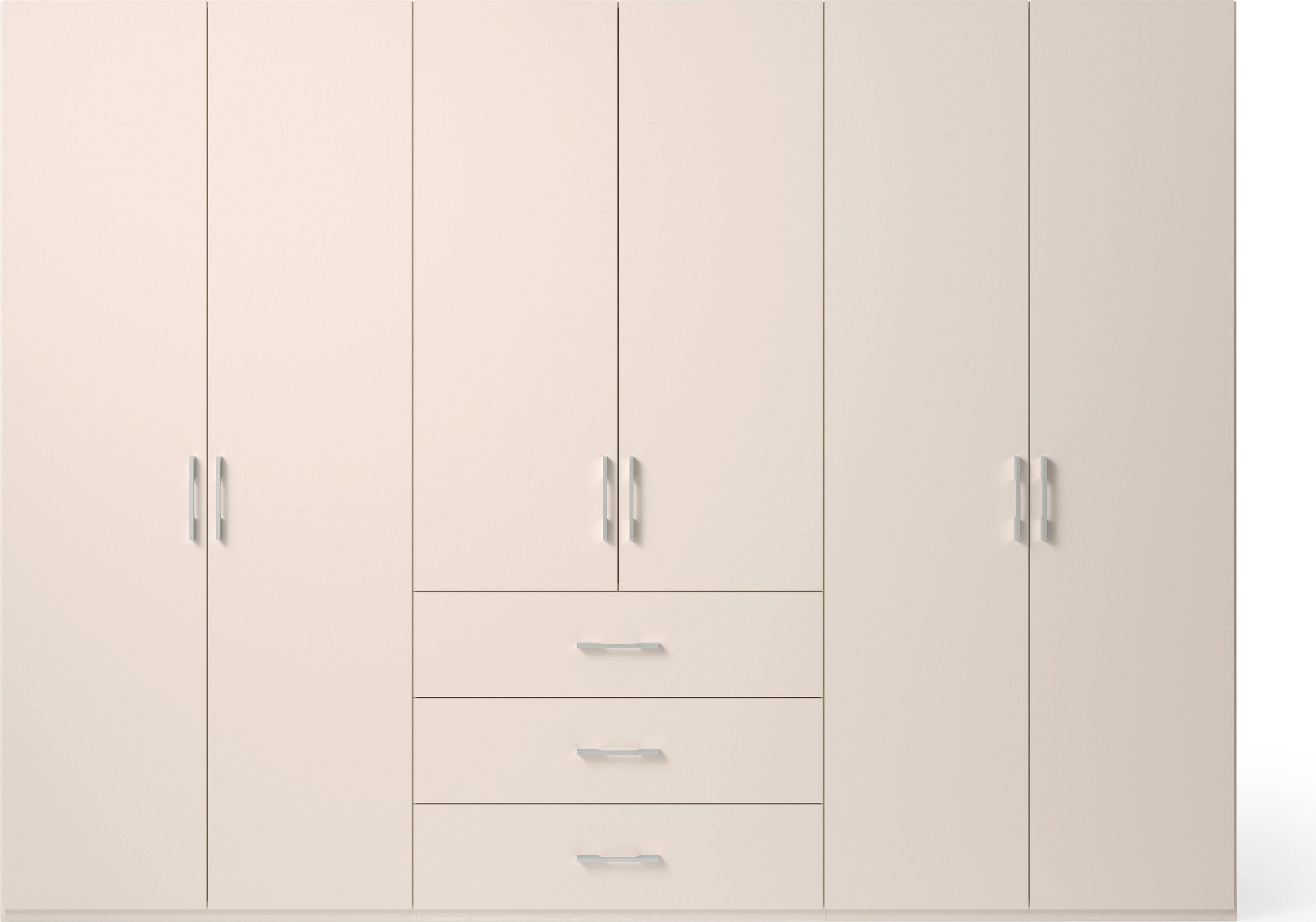set one by Musterring Draaideurkast Henderson met 3 lades, inclusief legplanken en kledingstangen