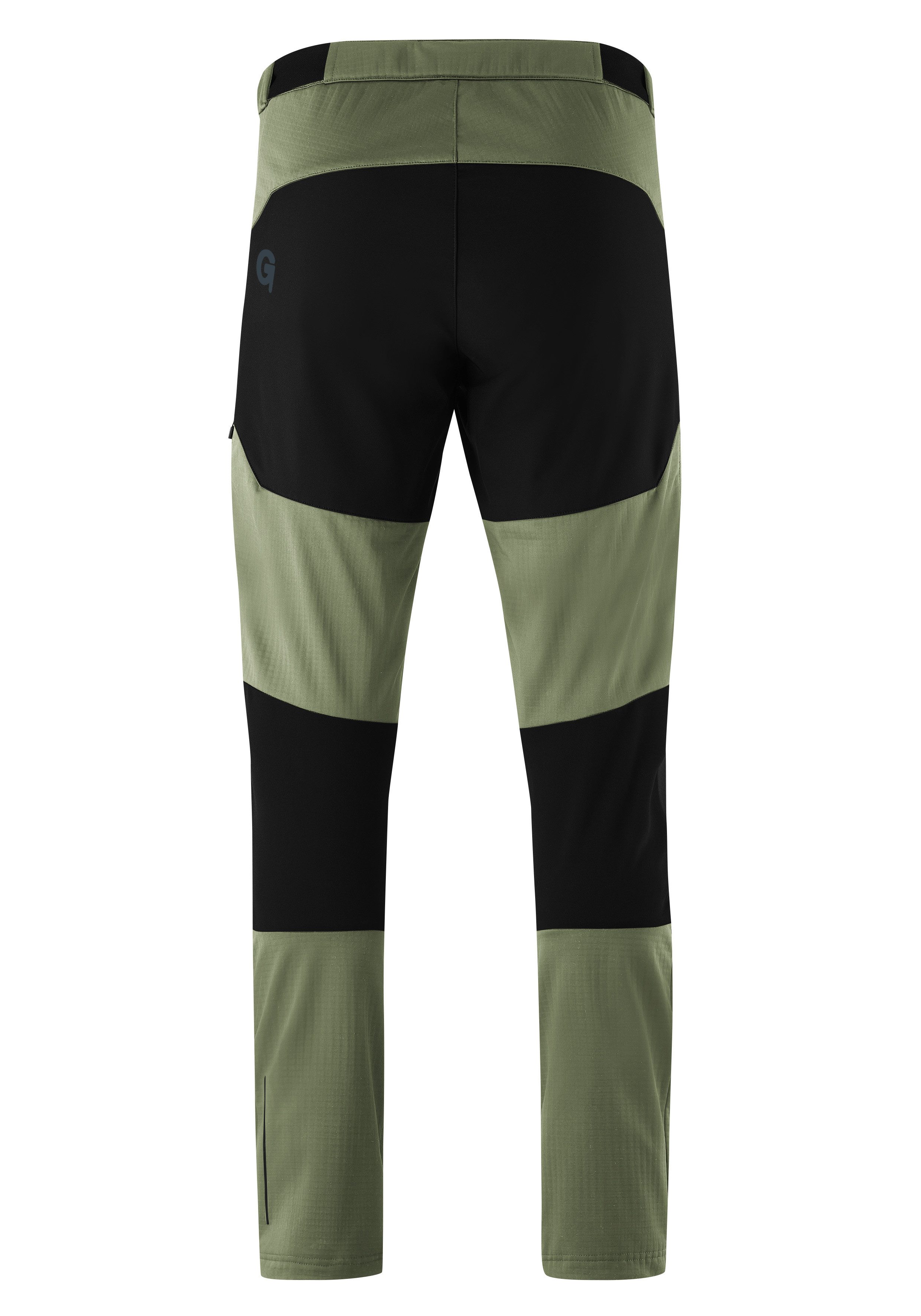 Gonso Fietsbroek Trail Pants Softshell M Heren softshell-fietspants ademende MTB-broek zonder zitkussen