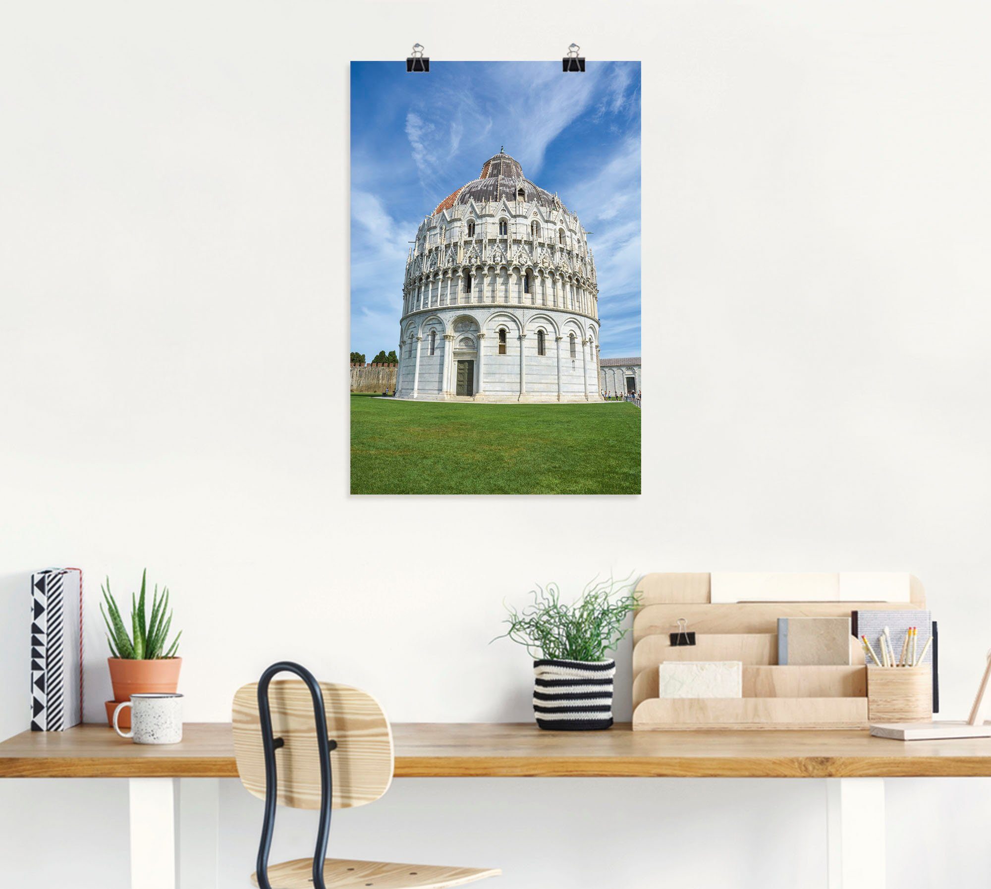 Artland Artprint Battistero Di San Giovanni als artprint van aluminium, artprint op linnen, muursticker of poster in verschillende maten