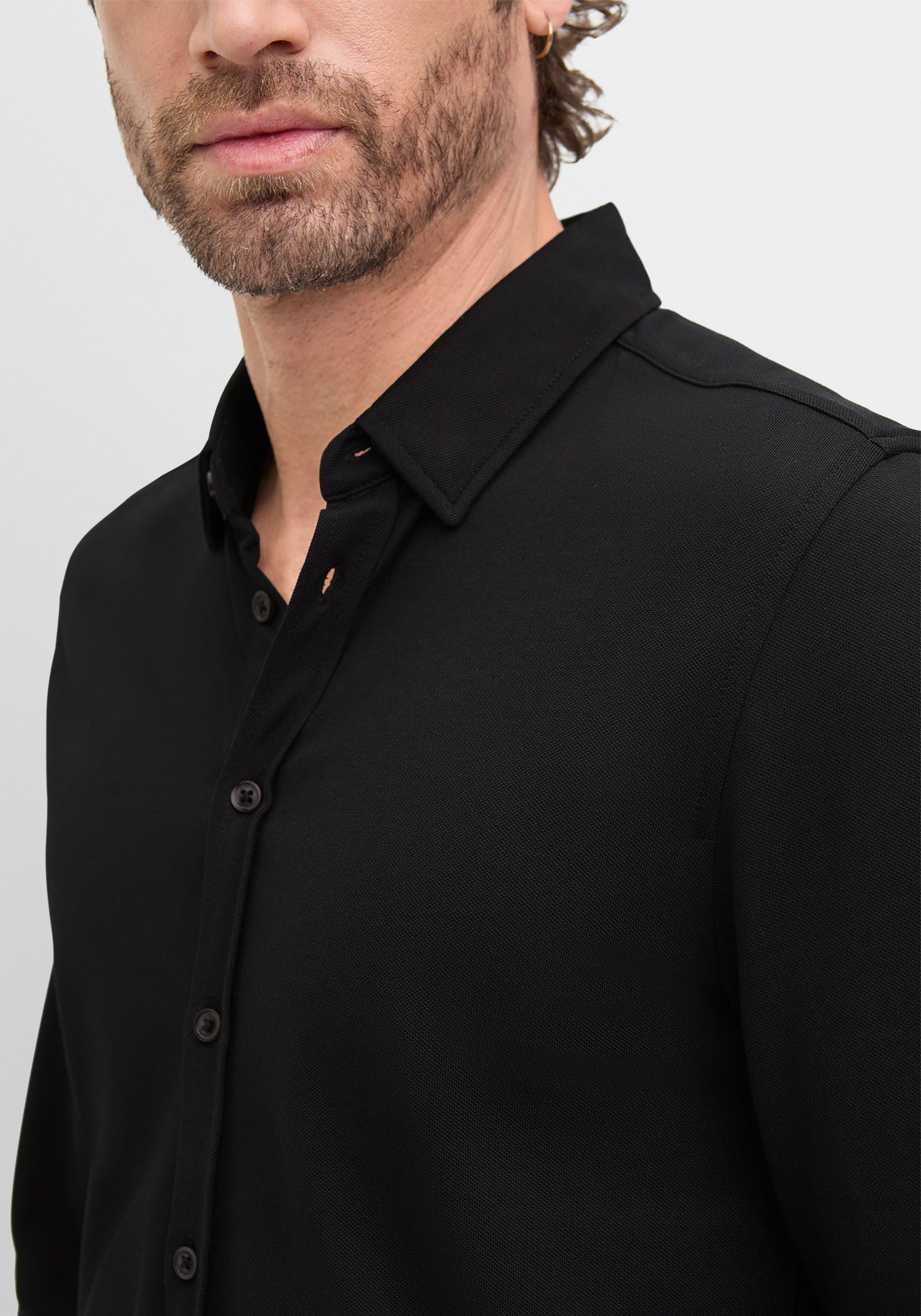 Cinque Businessoverhemd CIRONI in stretch piquet kwaliteit