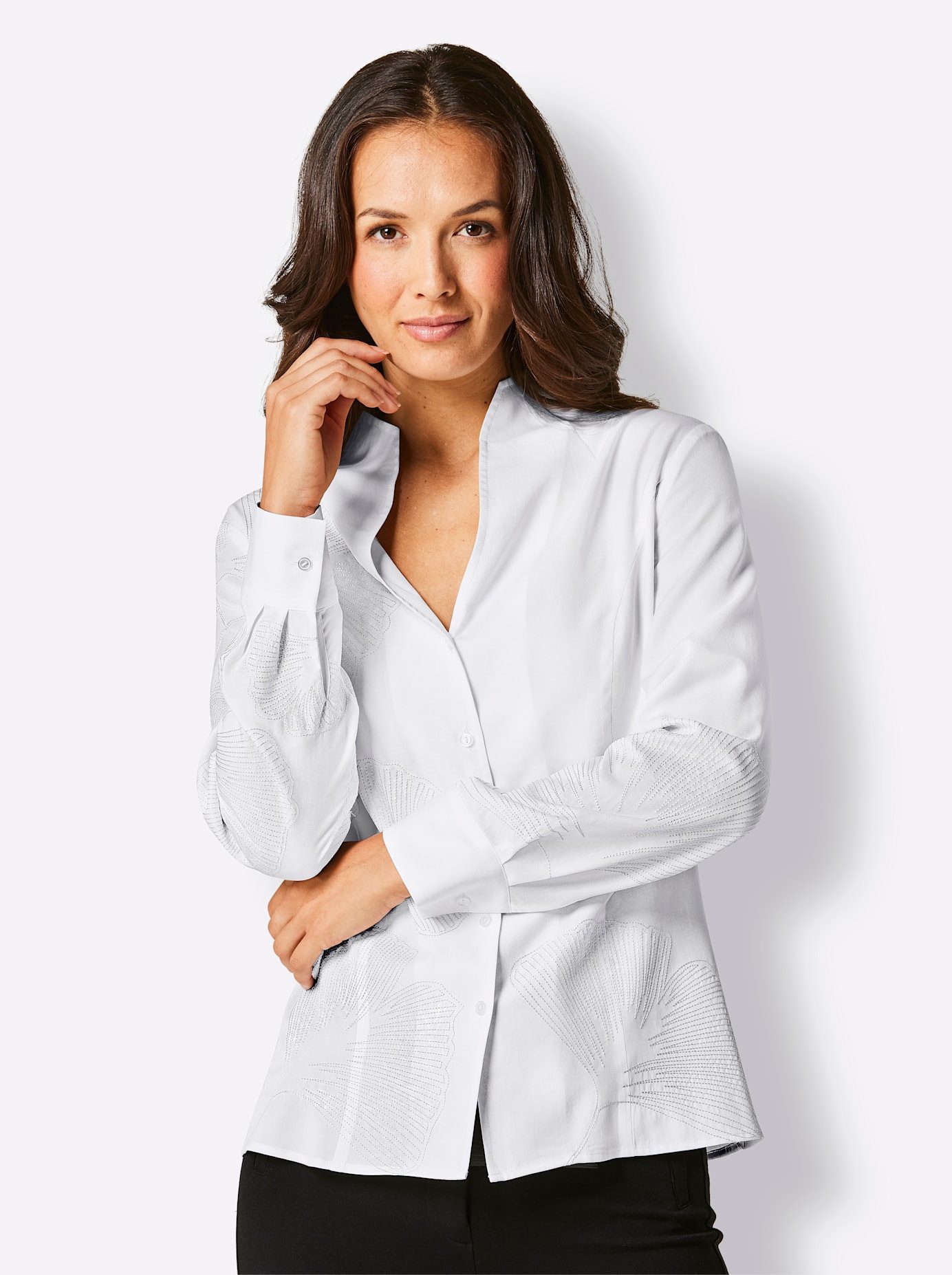 CREATION L PREMIUM Blouse met lange mouwen