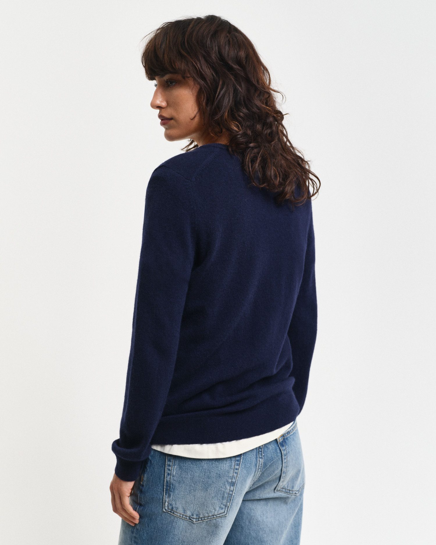 Gant Trui met V-hals Extrafine Lambswool V-Neck