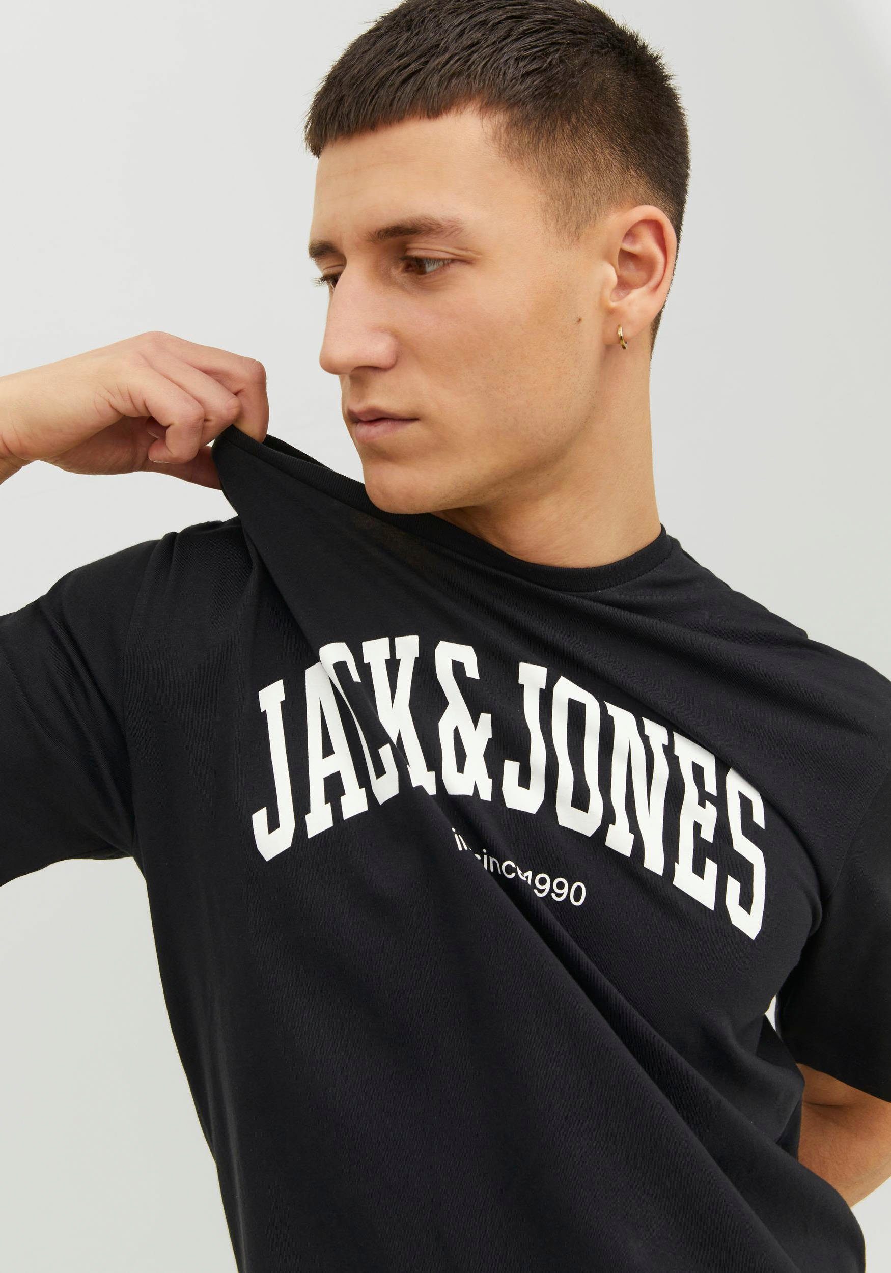 Jack & Jones Shirt met ronde hals JJEJOSH TEE SS CREW NECK NOOS
