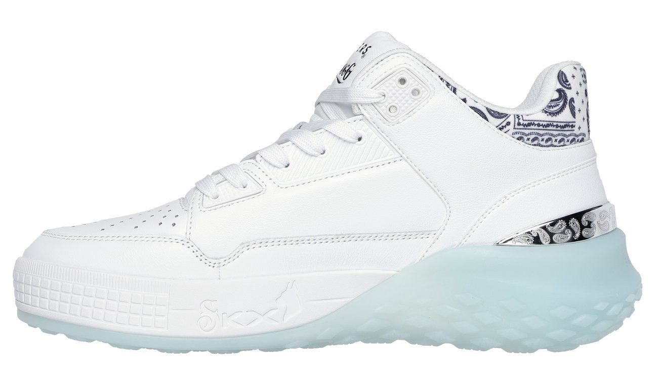 Skechers Sneakers SIZZLE-SNOOP SIZZLE BUCKETS , veterschoenen, vrijetijdsschoen, midcut met air-cooled memory foam