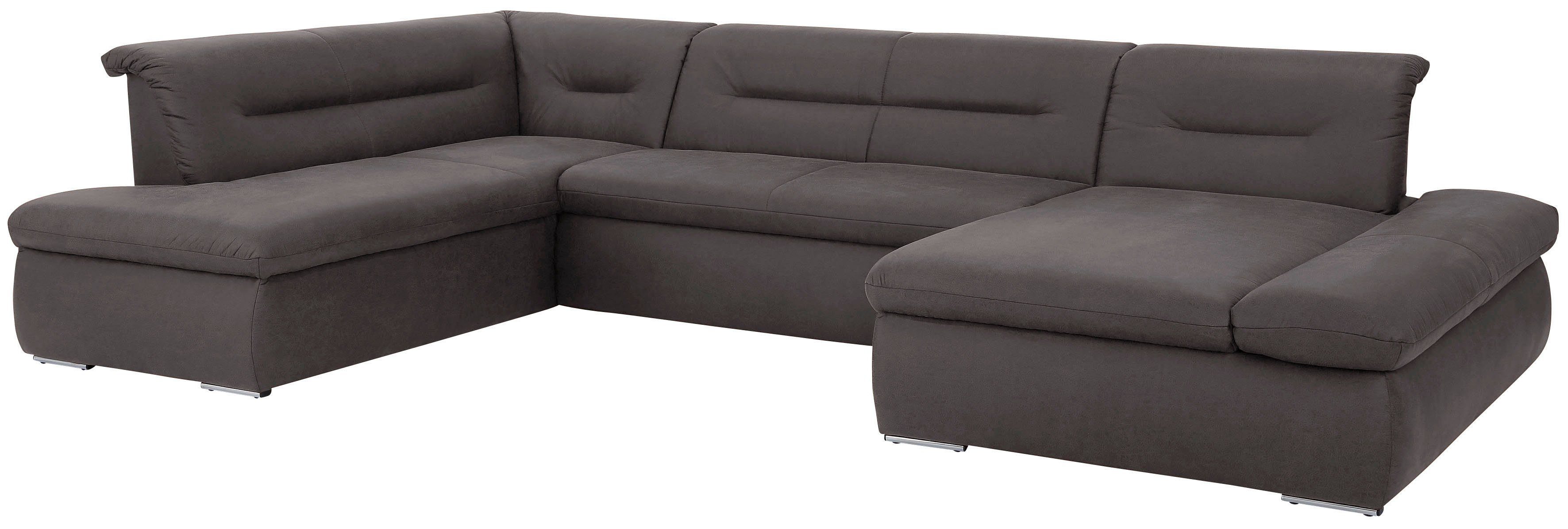 INOSIGN Zithoek Avesa U-vorm Naar keuze met verstelbare armleuningen en slaapfunctie, bxdxh: 355x216x80cm