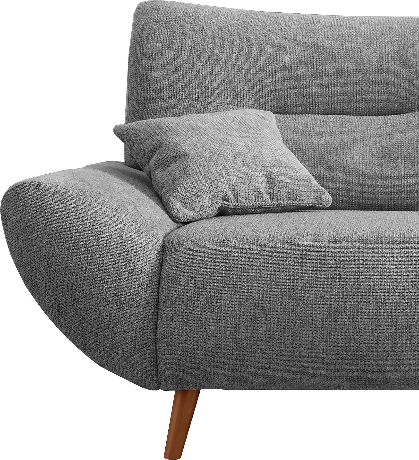 INOSIGN 2-zitsbank Drago elegant en tijdloos, comfortabel, houten voet