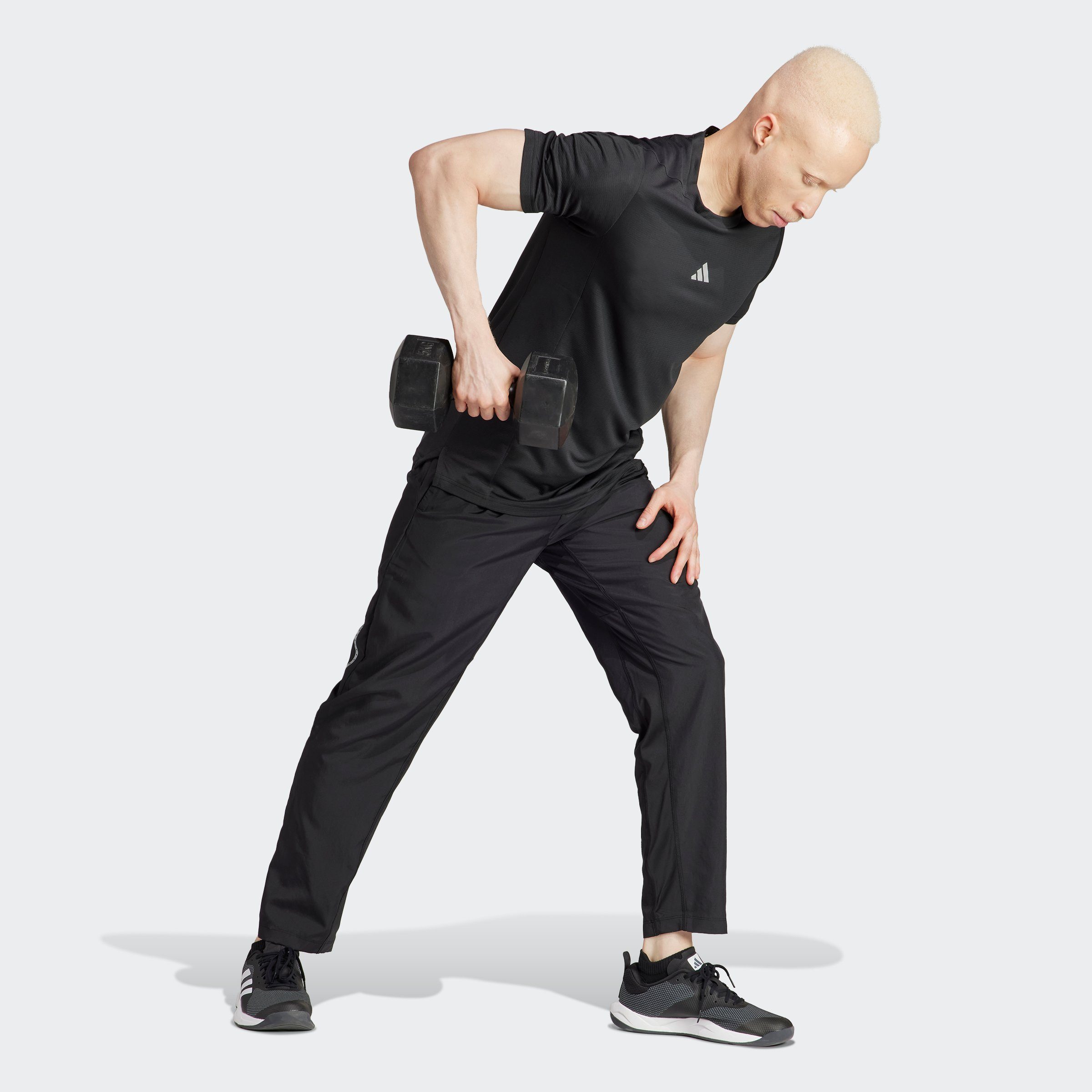 adidas Performance Sportbroek GYM+ WOVEN PT (1-delig)