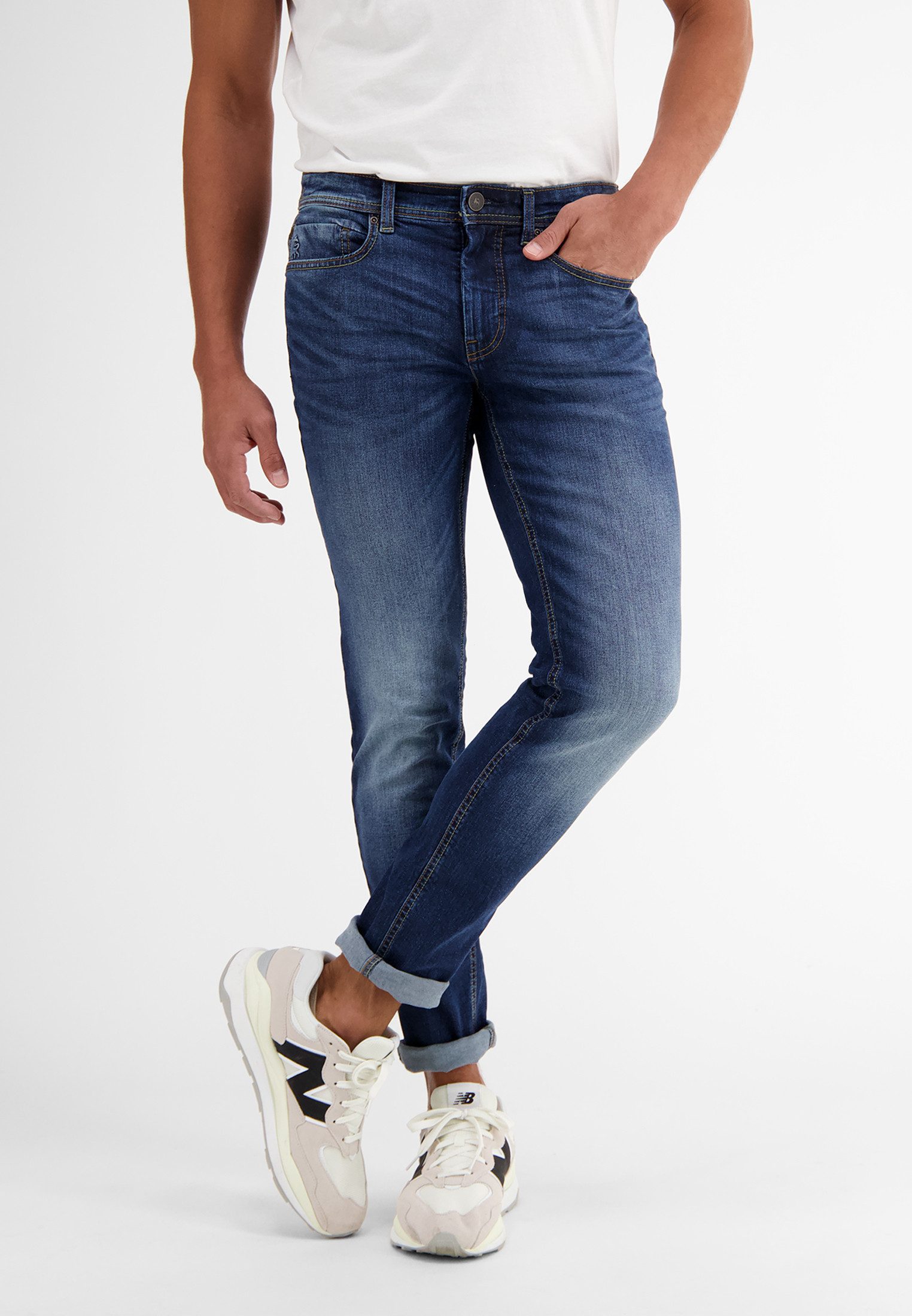 Lerros Five-pocketsbroek LERROS CONLIN 5-Pocket stretch-denim, SLIM FIT CONLIN