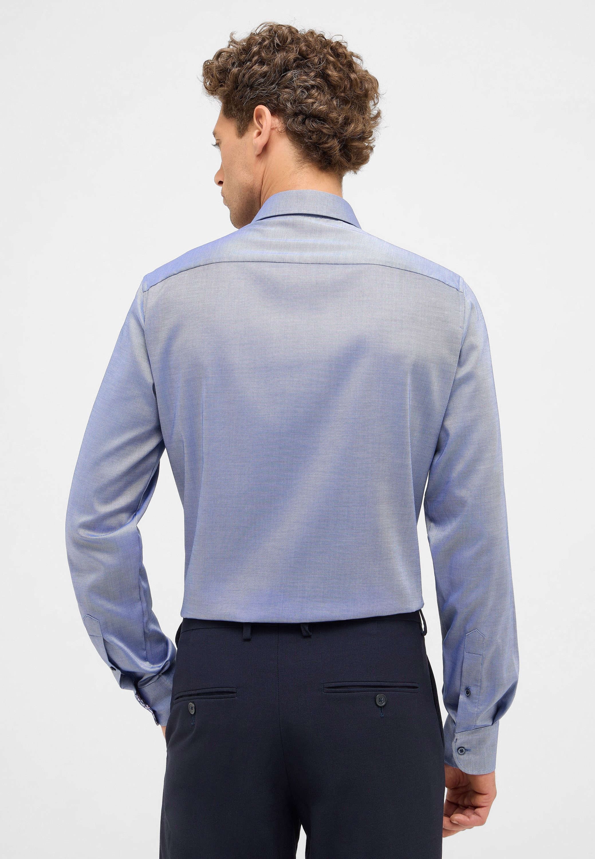 Eterna Overhemd met lange mouwen Slim fit EASY IRON (gemakkelijk te strijken)