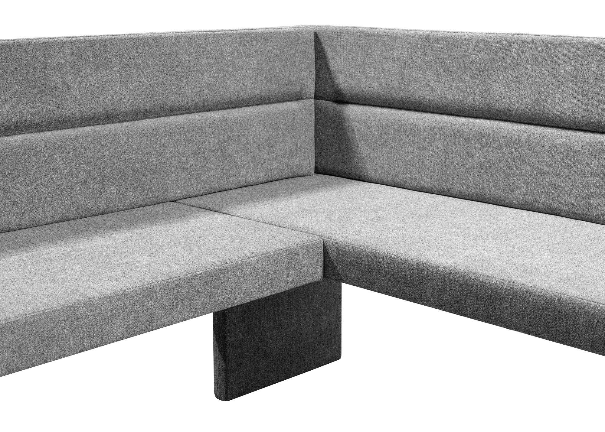 Home affaire Eethoek Laros zitgroep, hoekbank, stoelen, tafel perfect voor keuken, eetkamer, woonkamer, bestseller (set, 4-delig)