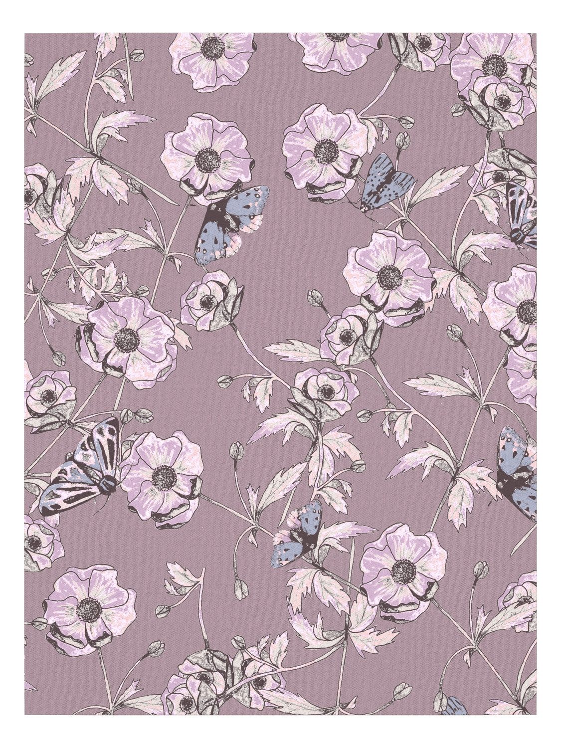 Name It Pyjama NBFNIGHTSUIT 2P ZIP FF GRAPE FLOWER NOOS (set, 2-delig)