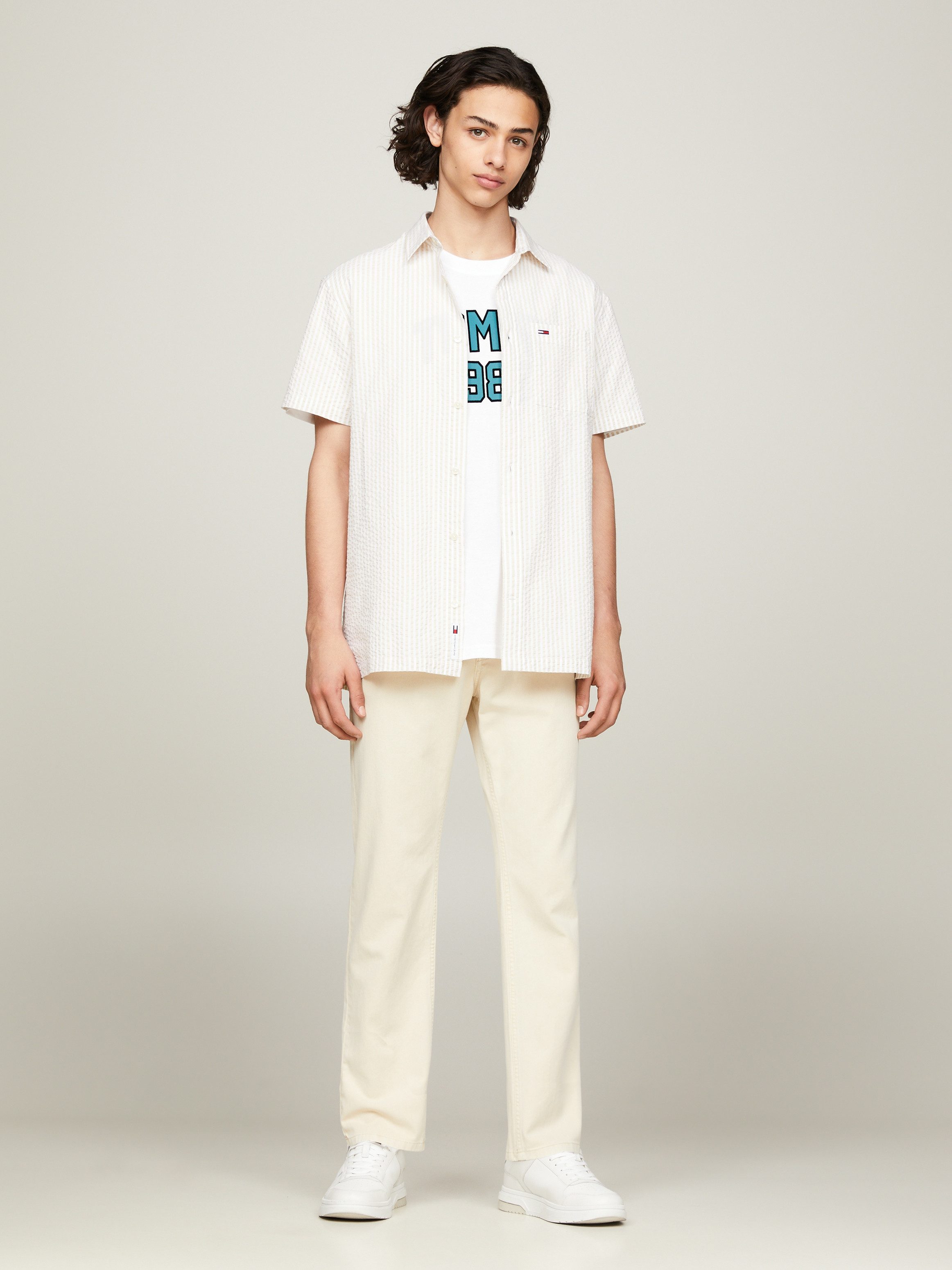 TOMMY JEANS Five-pocketsbroek TJM RYAN GARMENT DYE PANT