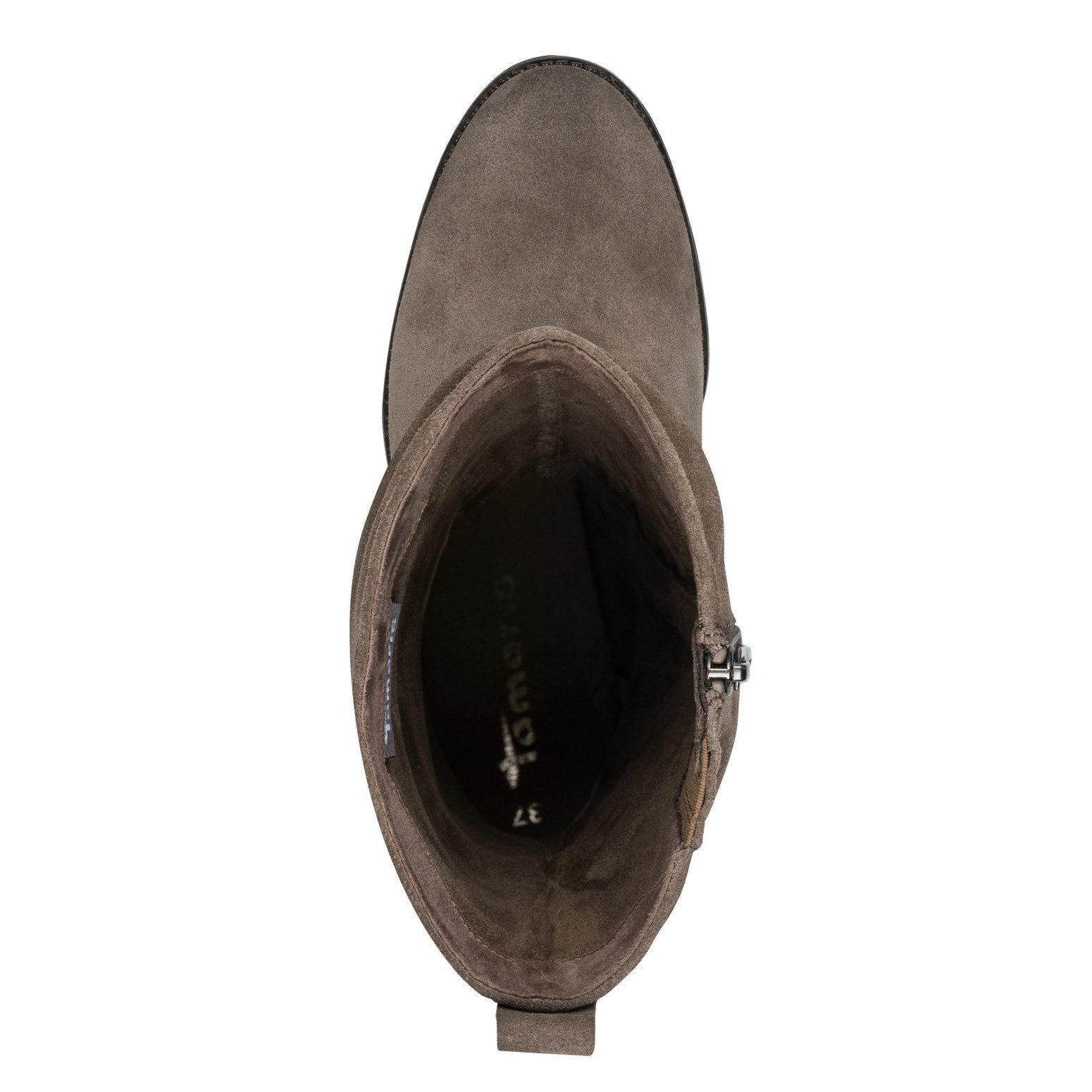 Tamaris Laarzen , blokhak, korte laarzen met plooien op de slouchy schacht