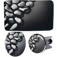 sanilo sets badkameraccessoires hot stones (complete set, 3-delig) grijs