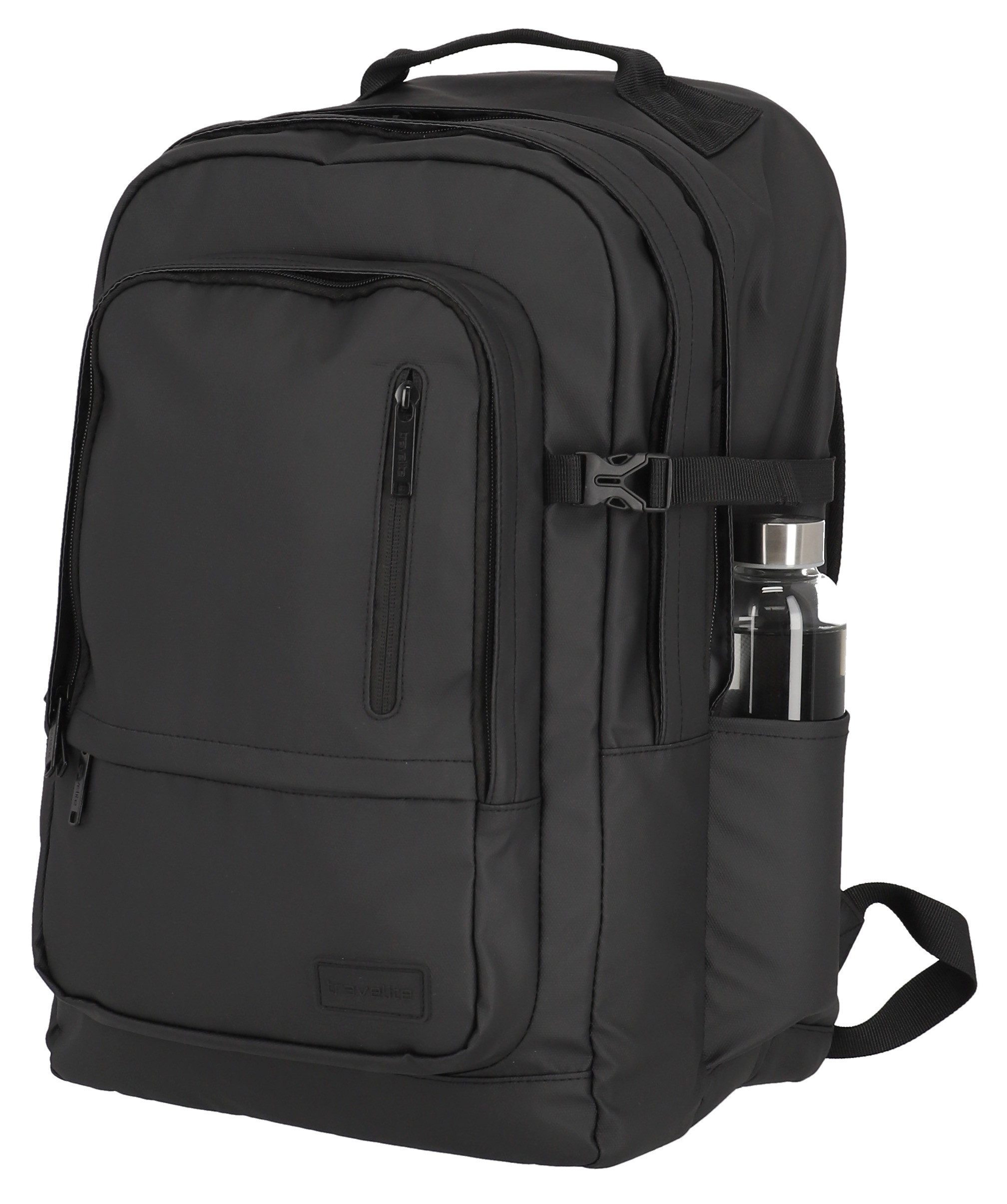 travelite Vrijetijdsrugzak BASICS rugzak zeildoek Schoolrugzak werkrugzak reiserugzak met 15,6 inch laptopvak