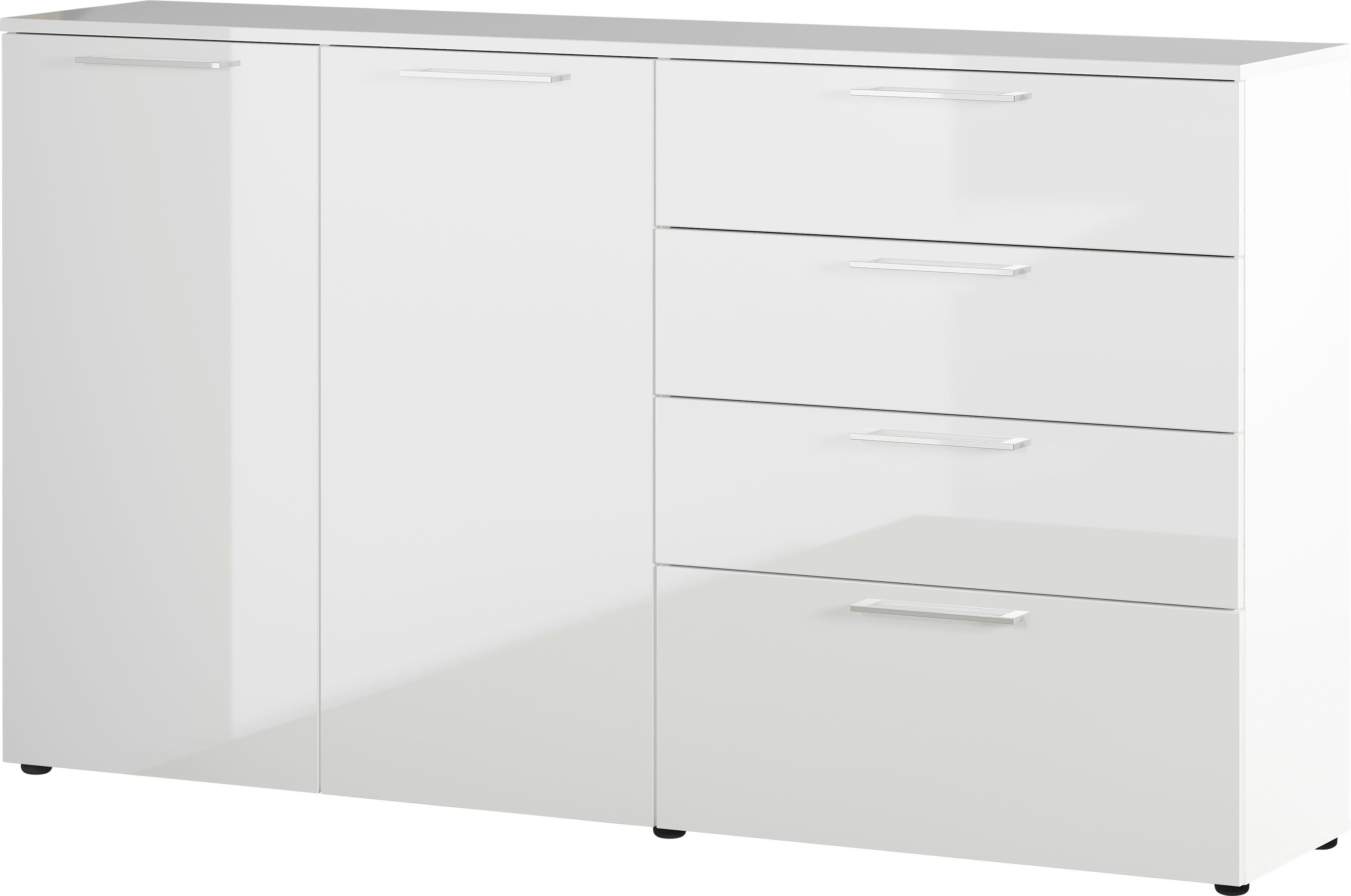 GERMANIA Kast Sunnyvale Breedte 186 cm dressoirs wit
