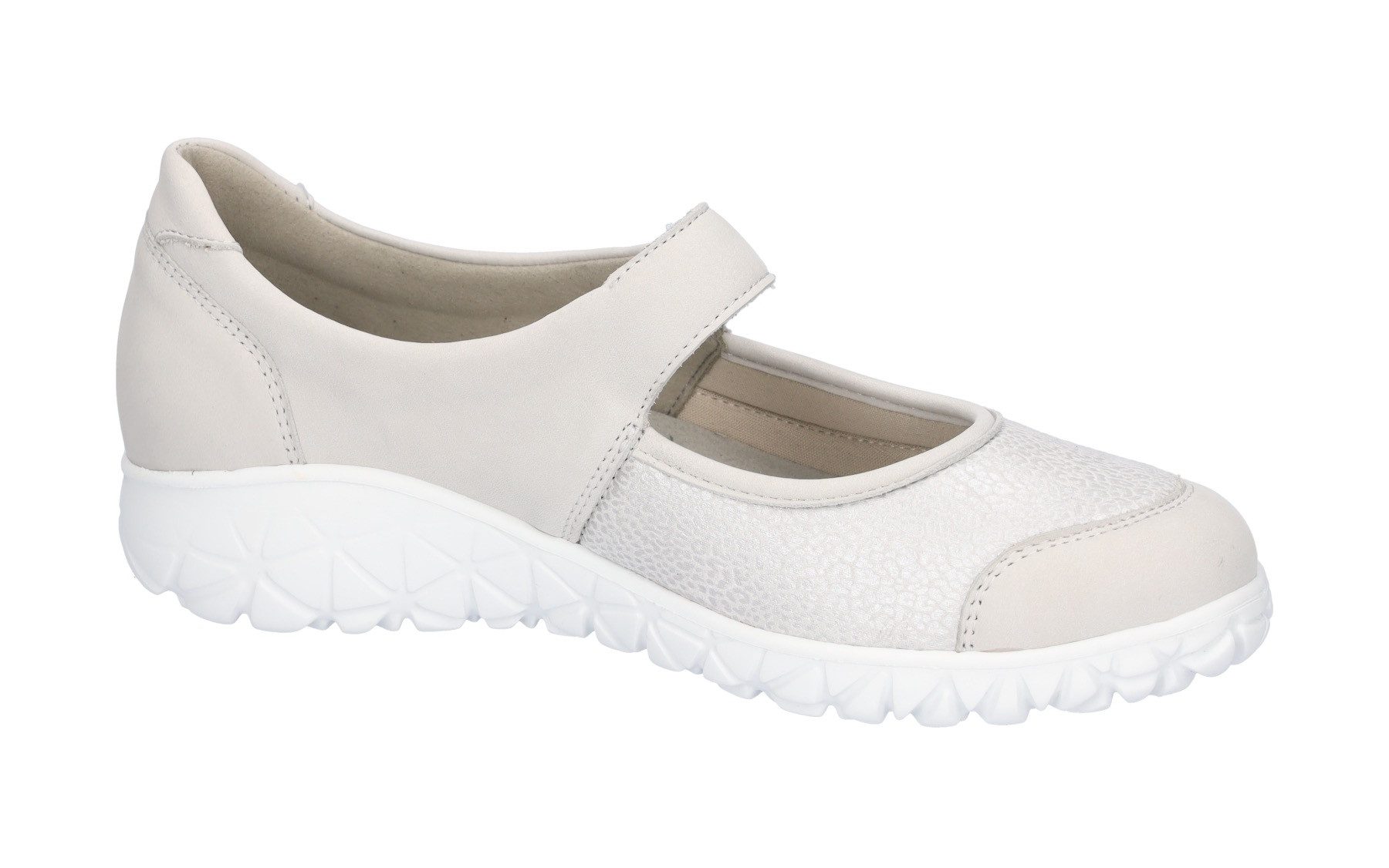 Waldläufer Ballerina's met riempje Havy , comfortabele schoen, orthotritt-functie, voor hallux valgus, breedte h