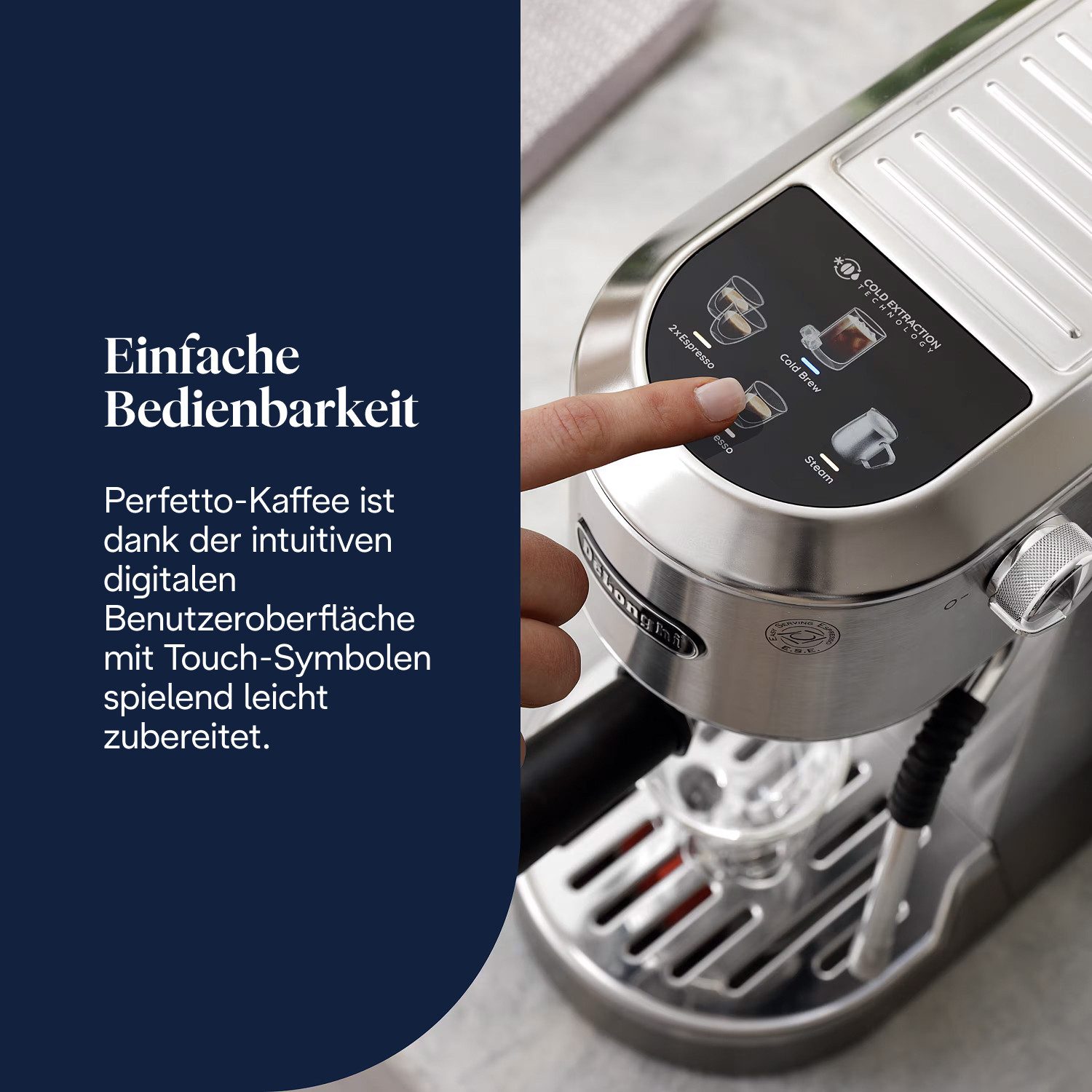 De'Longhi Espressomachine DEDICA DUO EC890.M