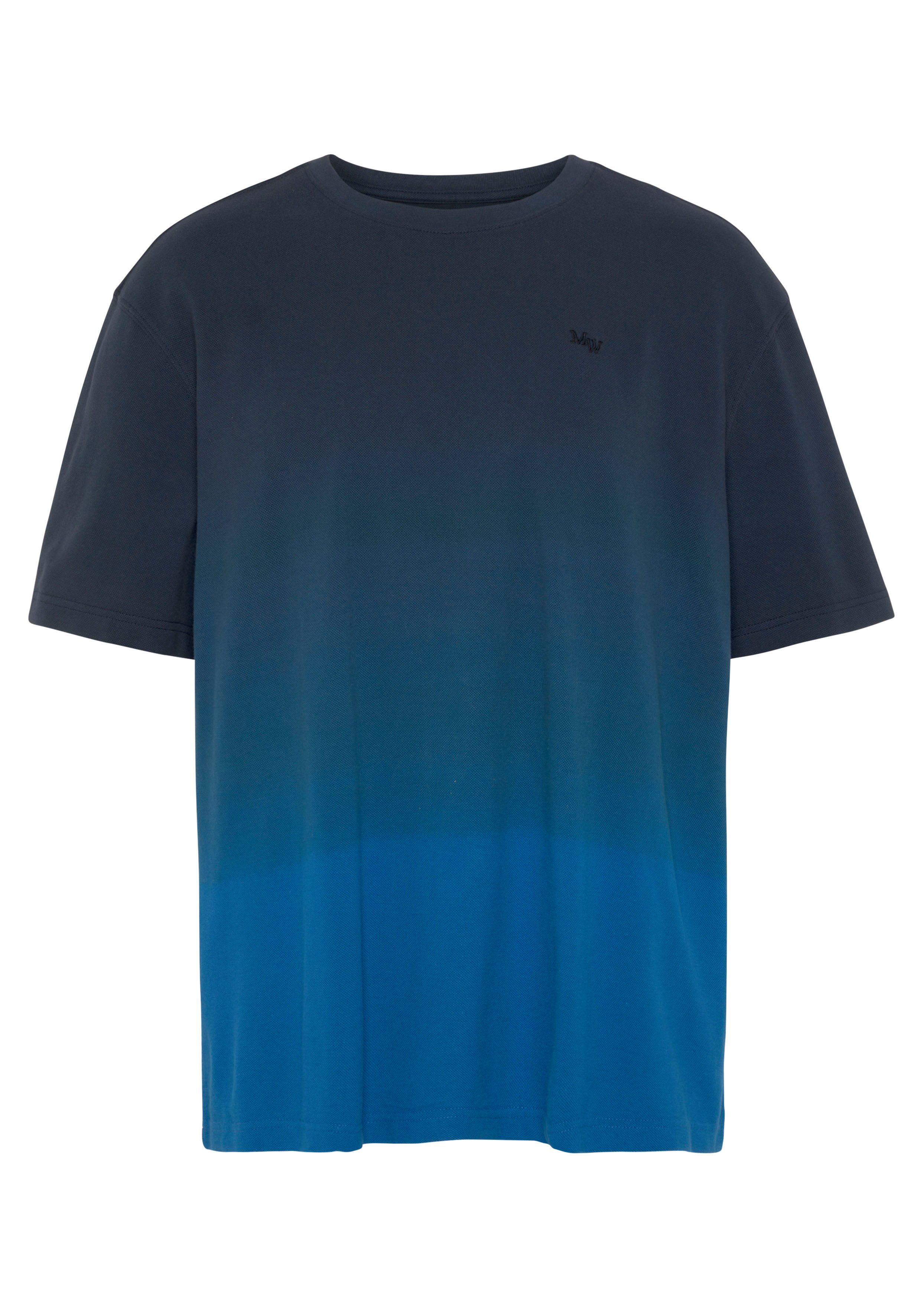 Man's World T-shirt Korte mouw, regular fit, effen, ronde hals