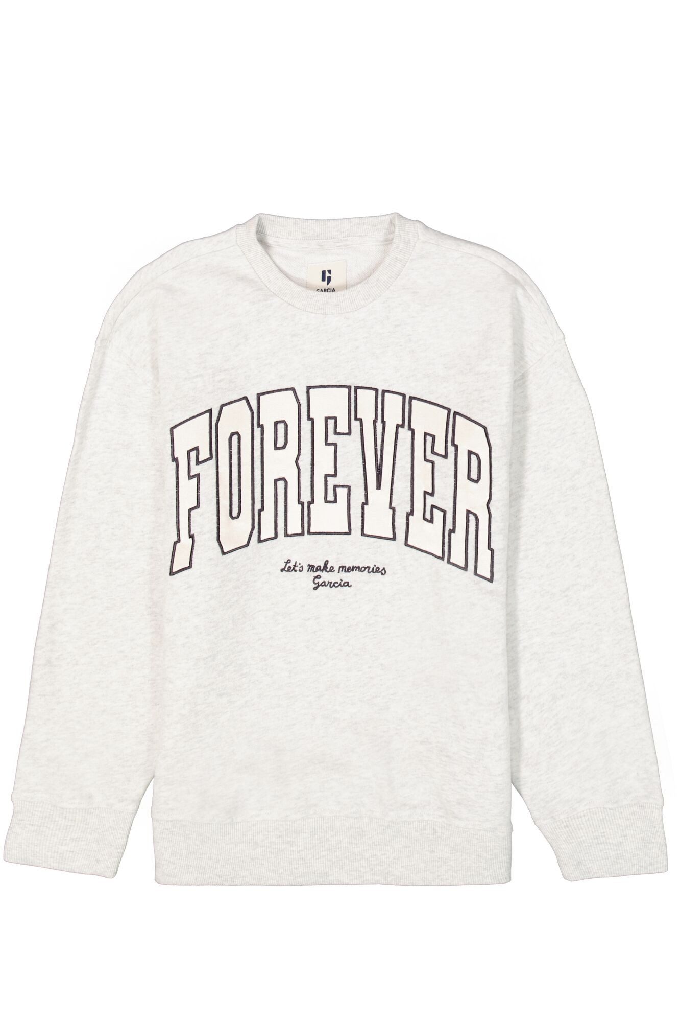 Garcia Sweatshirt met frontprint, voor meisjes