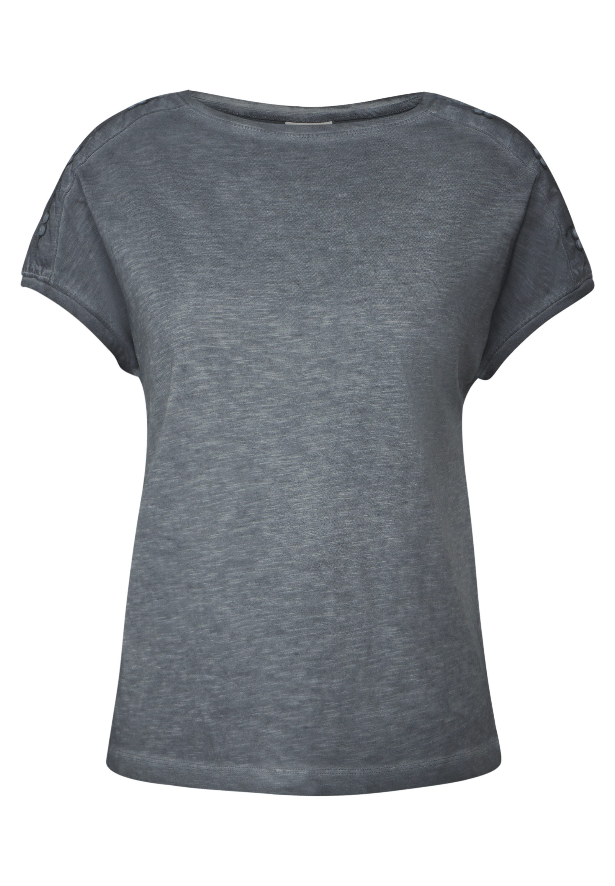 Cecil T-shirt met knoopdetail