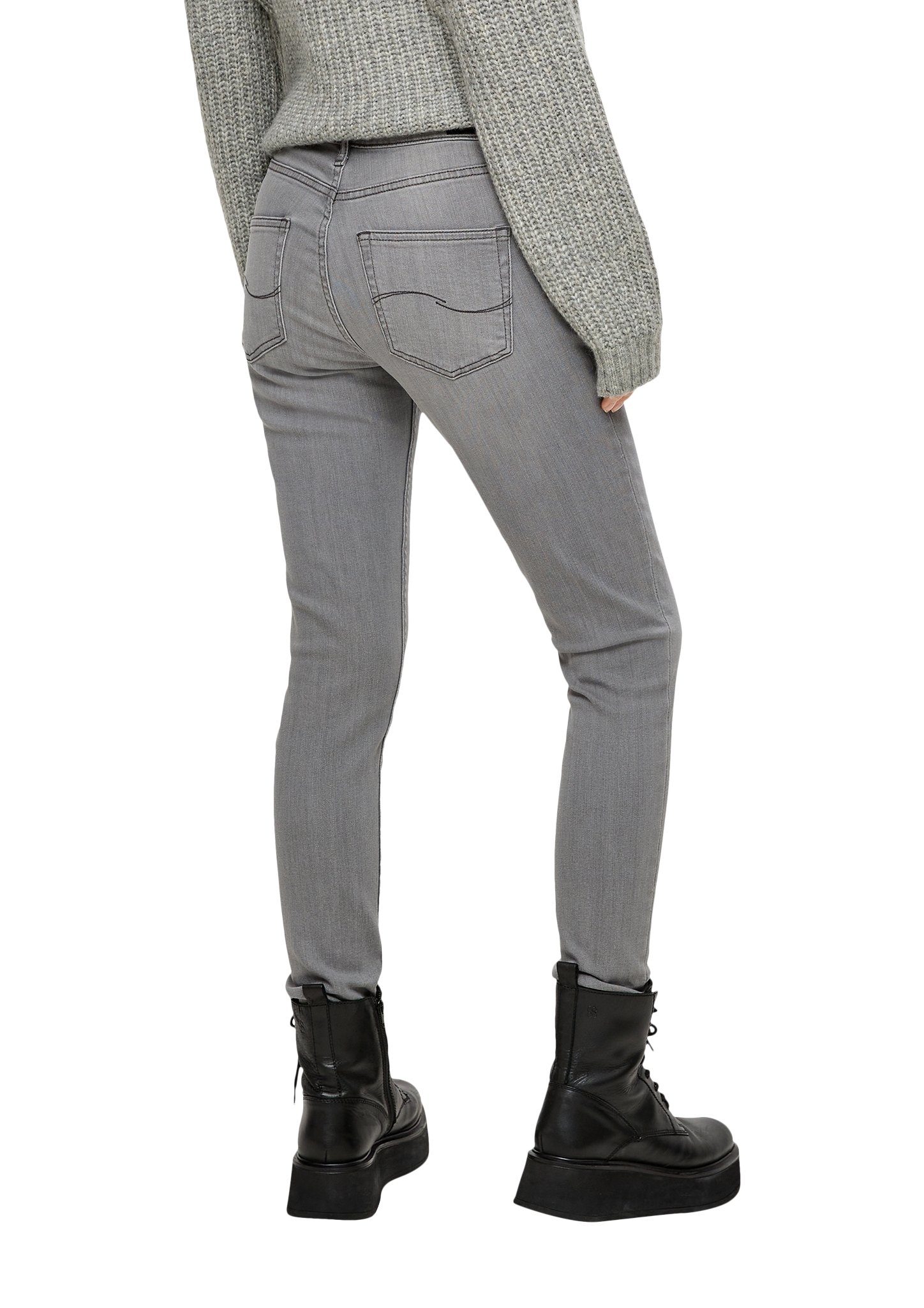 Q/S designed by 5-pocket jeans Sadie slim fit met stretchpercentage