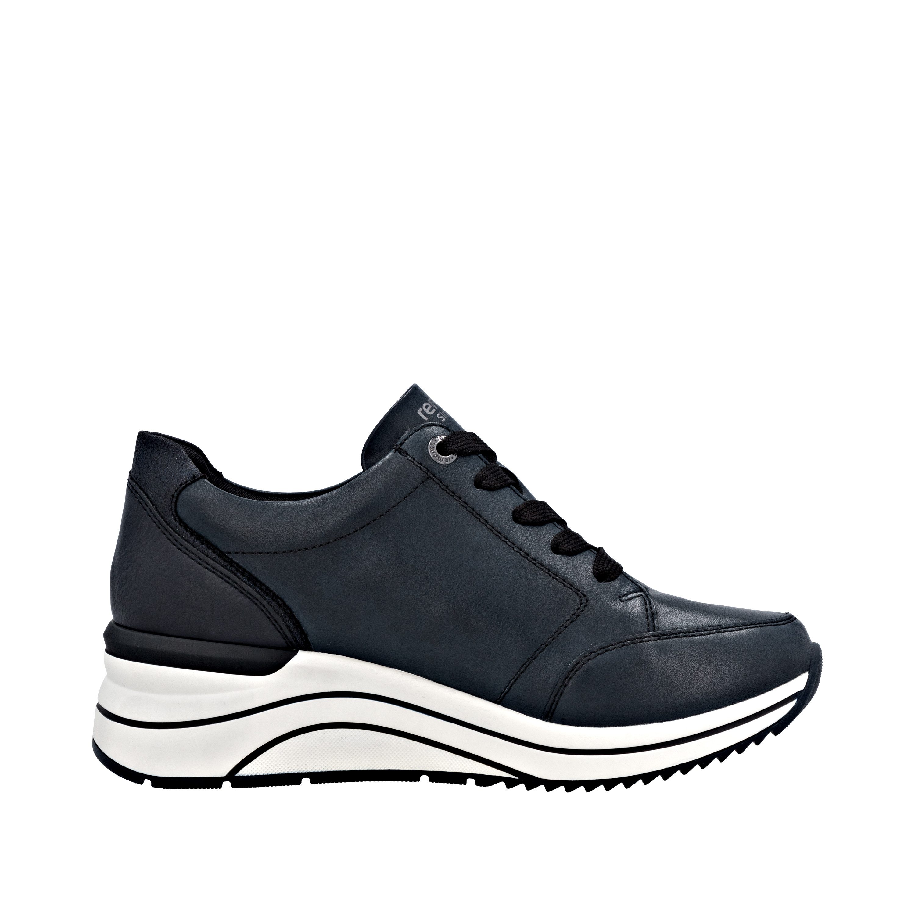 Remonte Sneakers met sleehak , vrijetijdsschoen, lage schoen, veterschoen met riekertex-membraan