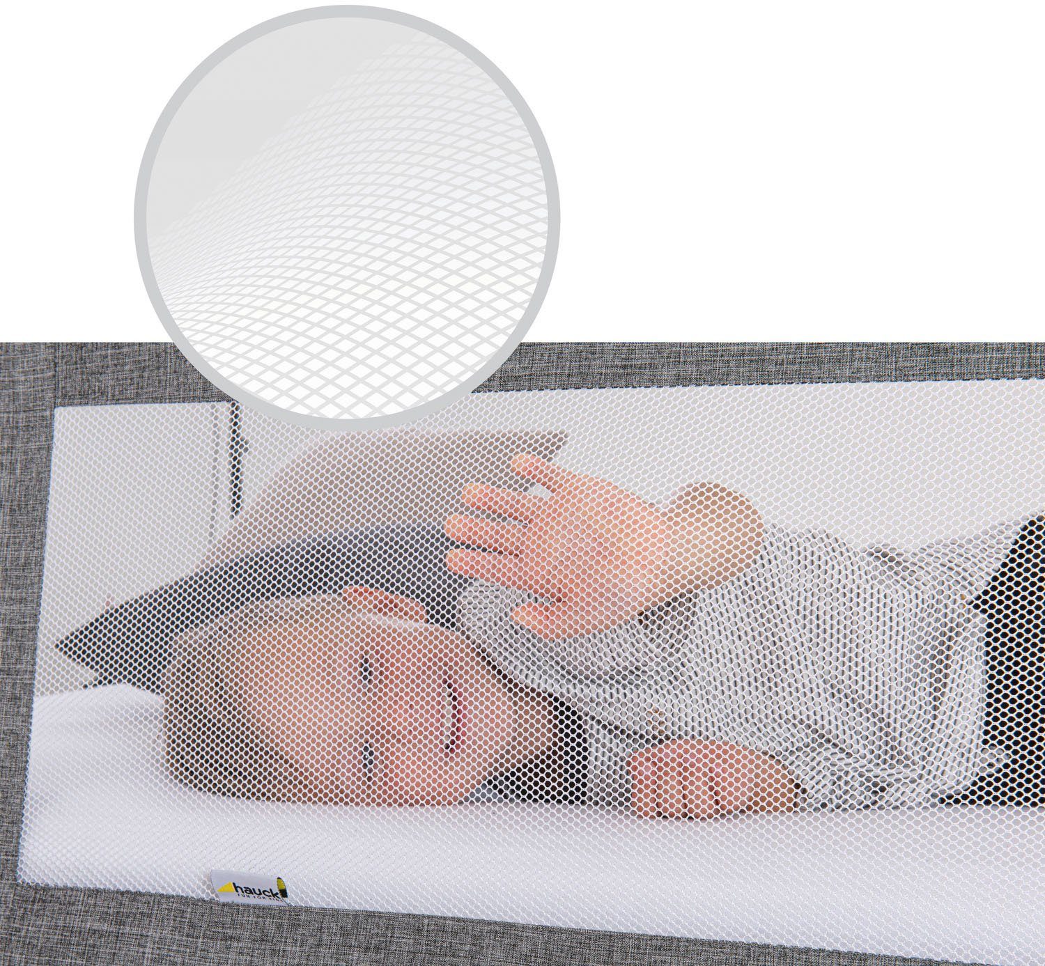 Hauck Bedhekje Sleep N Safe Plus XL - melange grey