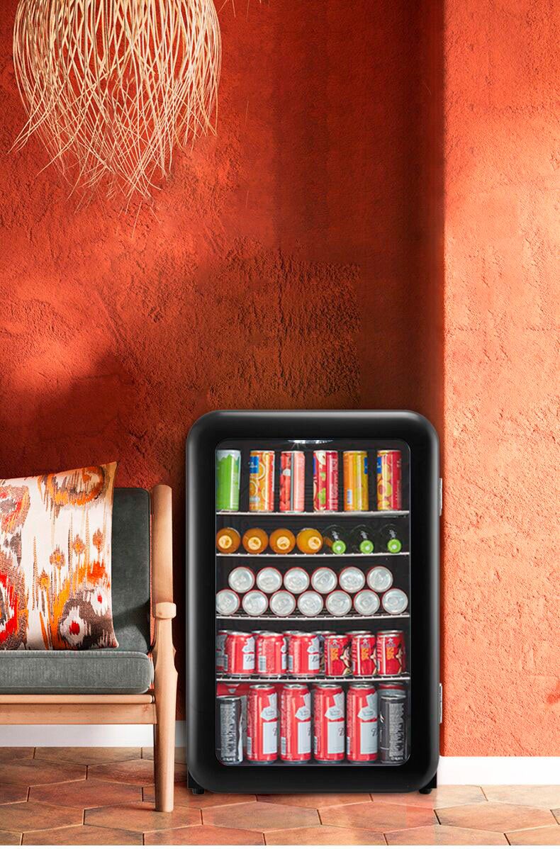 Hanseatic Drankenkoelkast HBC115ERBH black