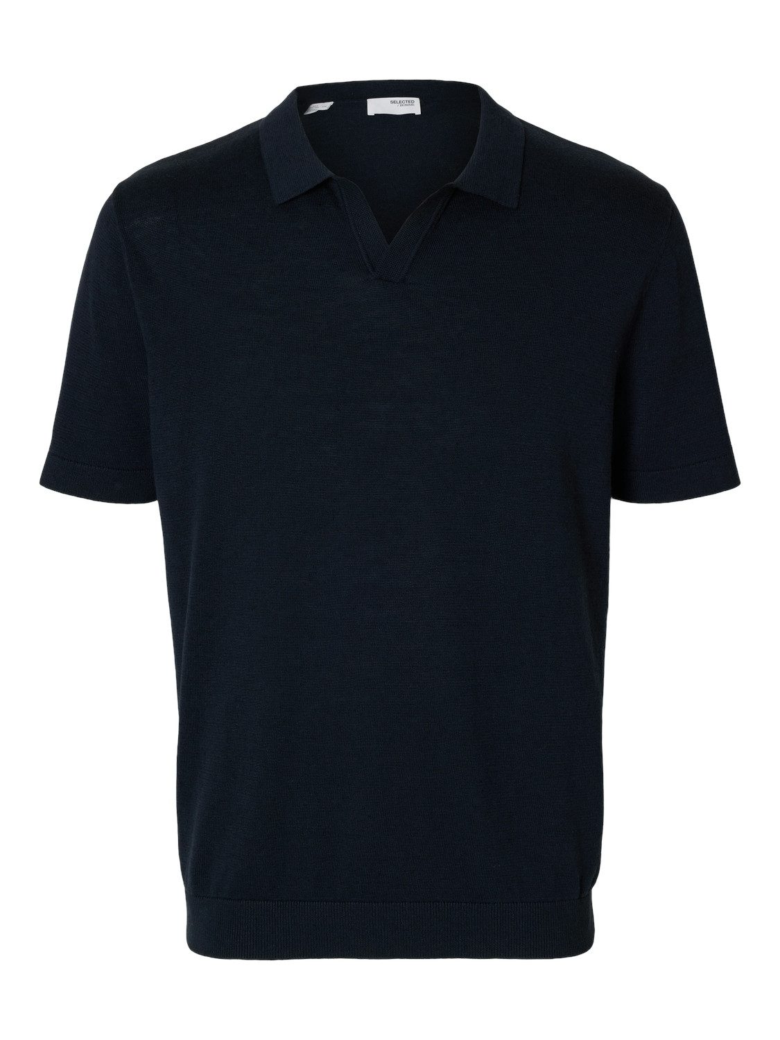 SELECTED HOMME Poloshirt SLHMATTIS SS KNIT SUN OPEN POLO NOOS