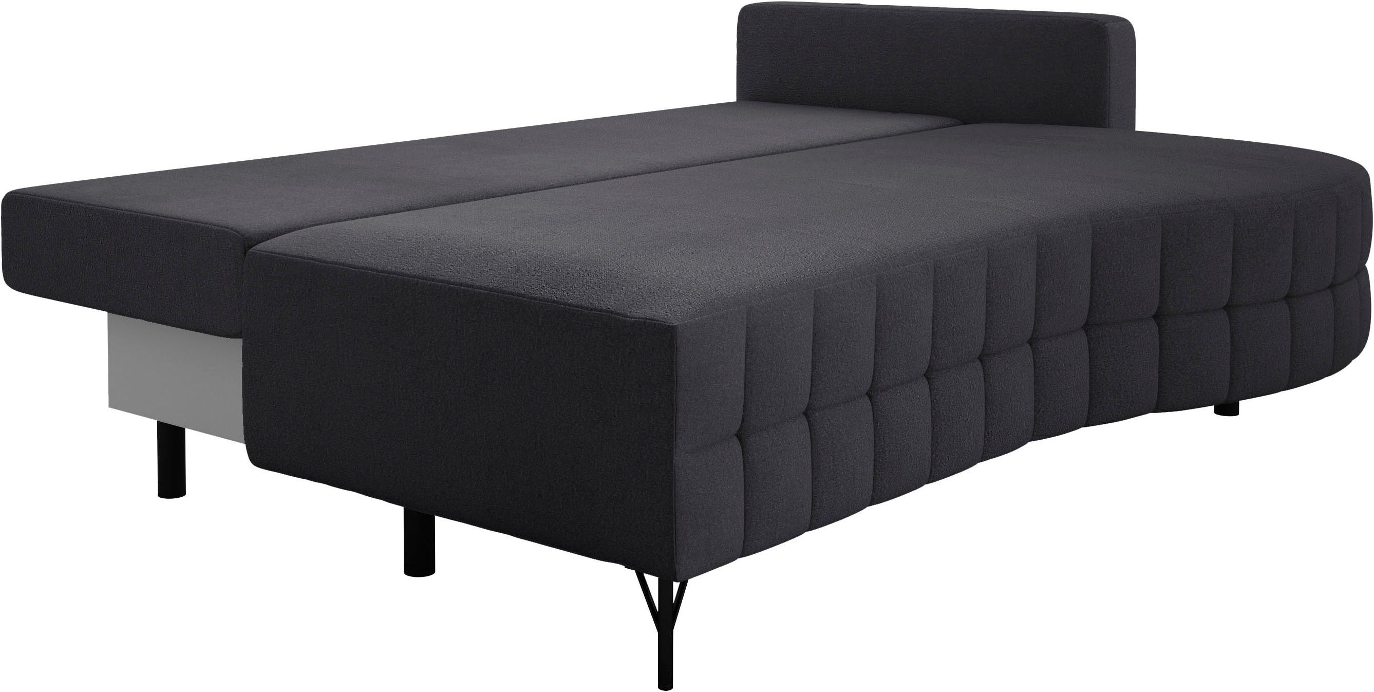 exxpo - sofa fashion Loungebank T wiggy slaapbank met bedfunctie en bedlade, comfortabele bonellvering, super zitcomfort, elegante vormtaal