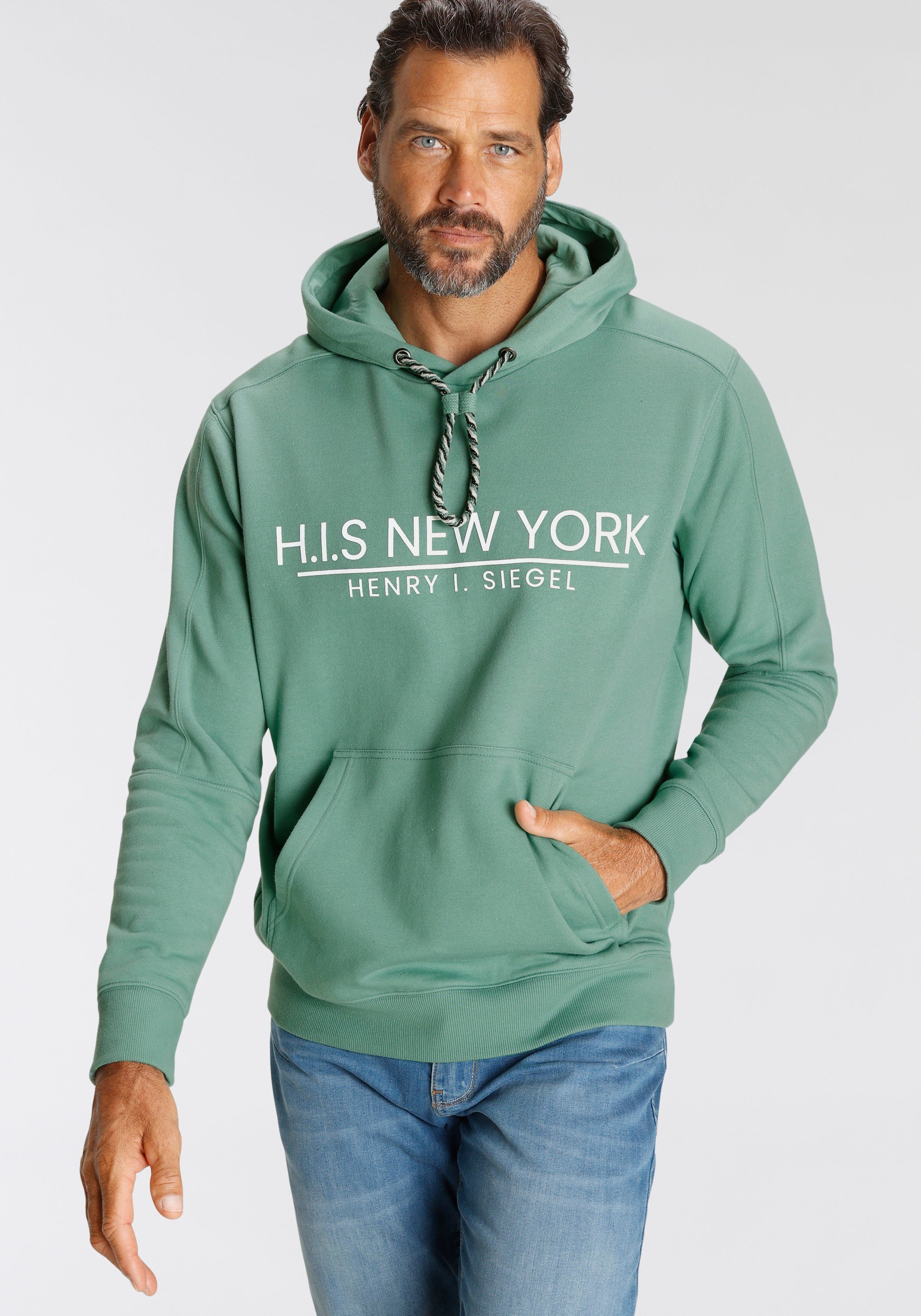 h.i.s sweatshirt groen
