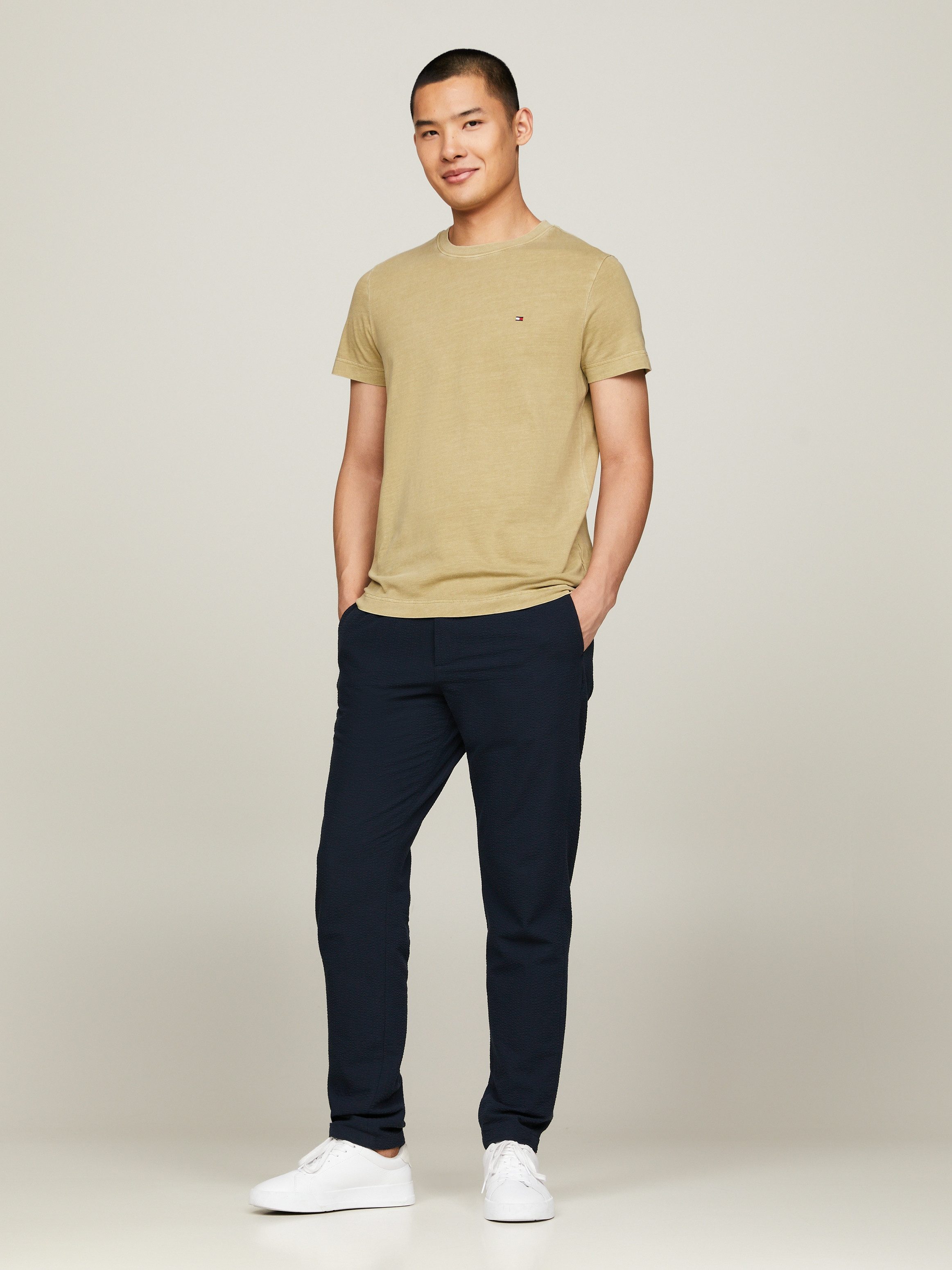Tommy Hilfiger T-shirt GARMENT DYE CHEST FLAG TEE