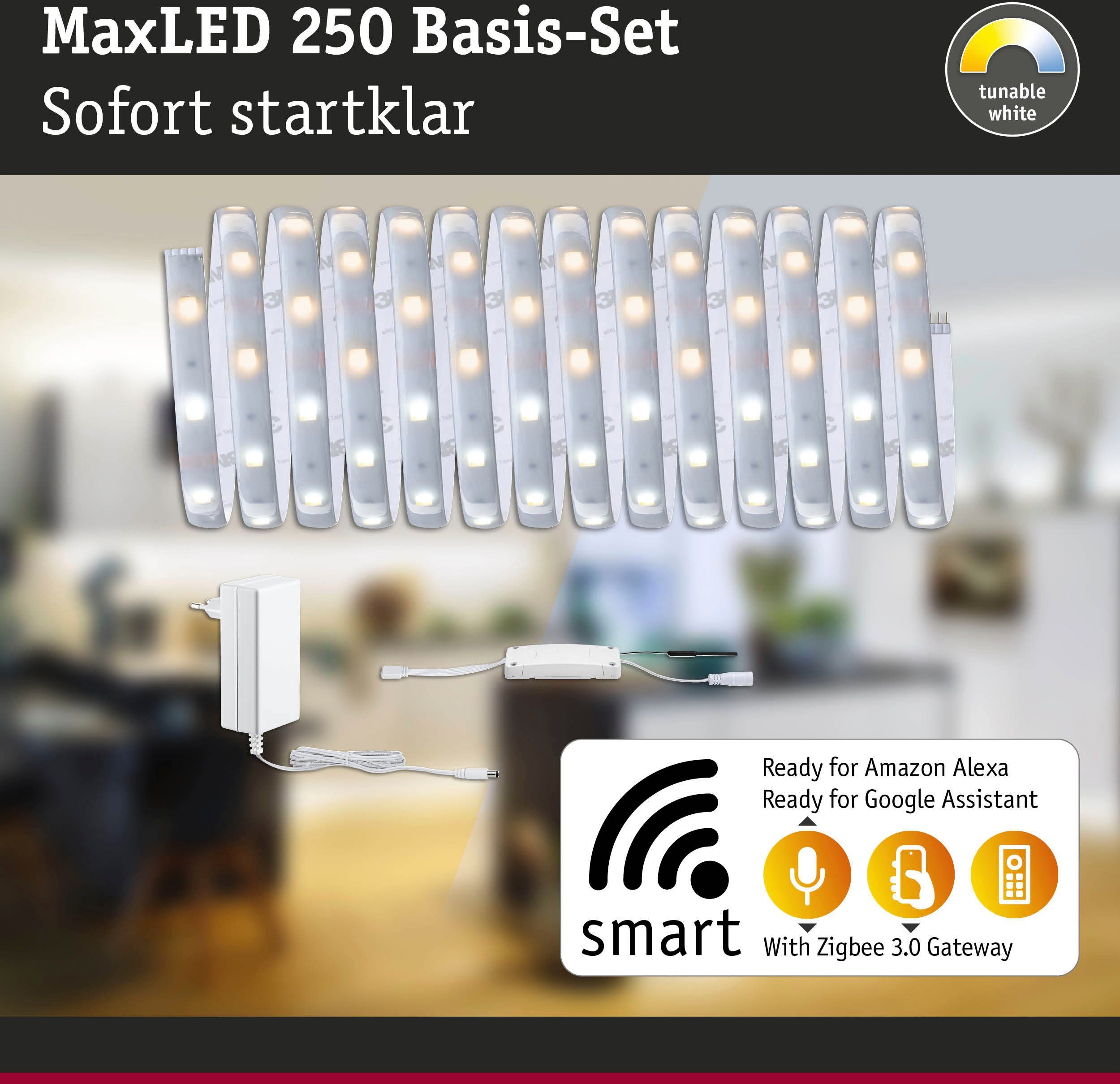 Paulmann Led-strepen MaxLED 250 Basisset Smart Home Zigbee IP44 18W 135 (1 stuk)