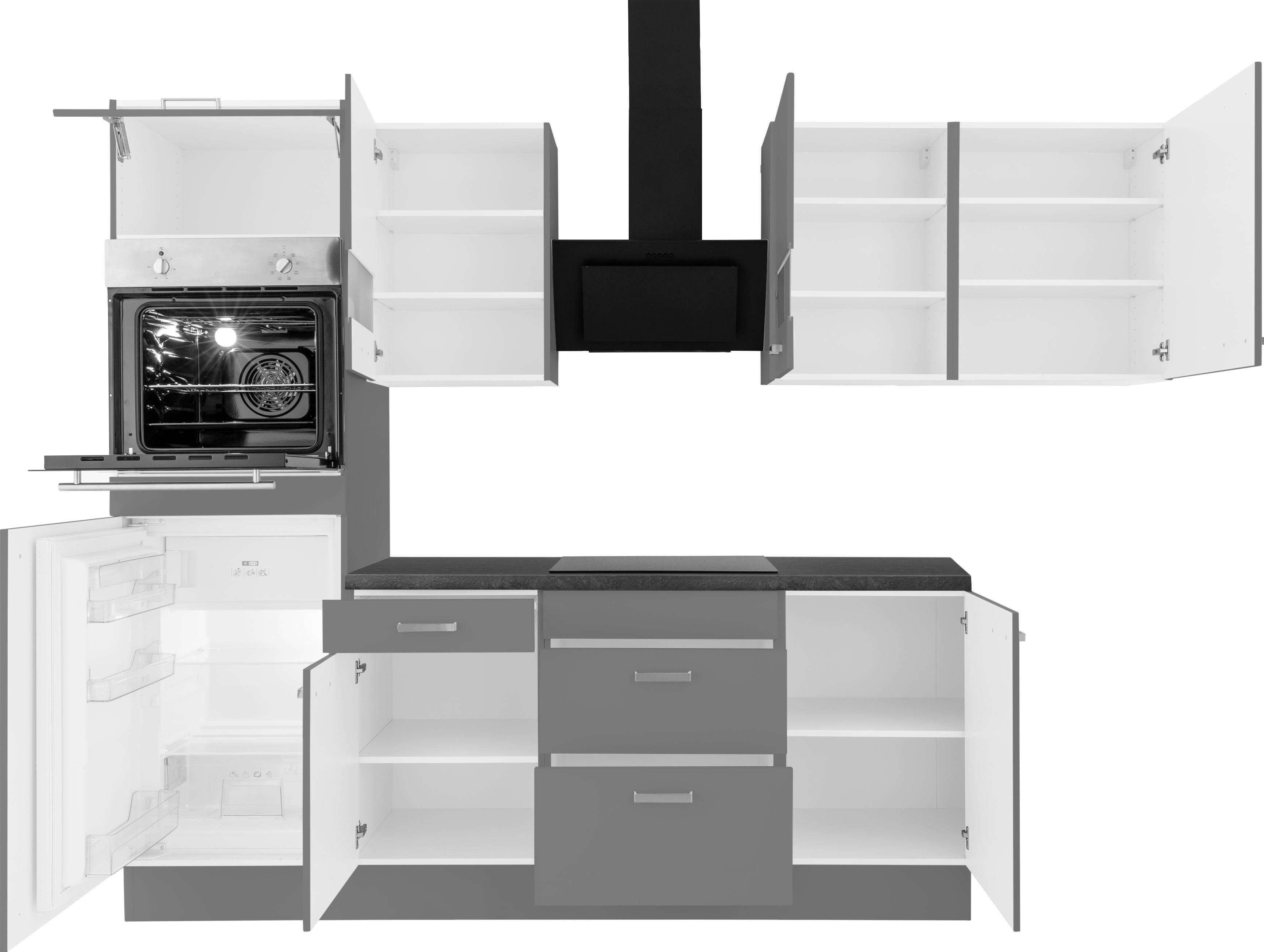 OPTIFIT Hoekkeuken Parma zonder elektrische apparaten, breedte 285 x 175 cm