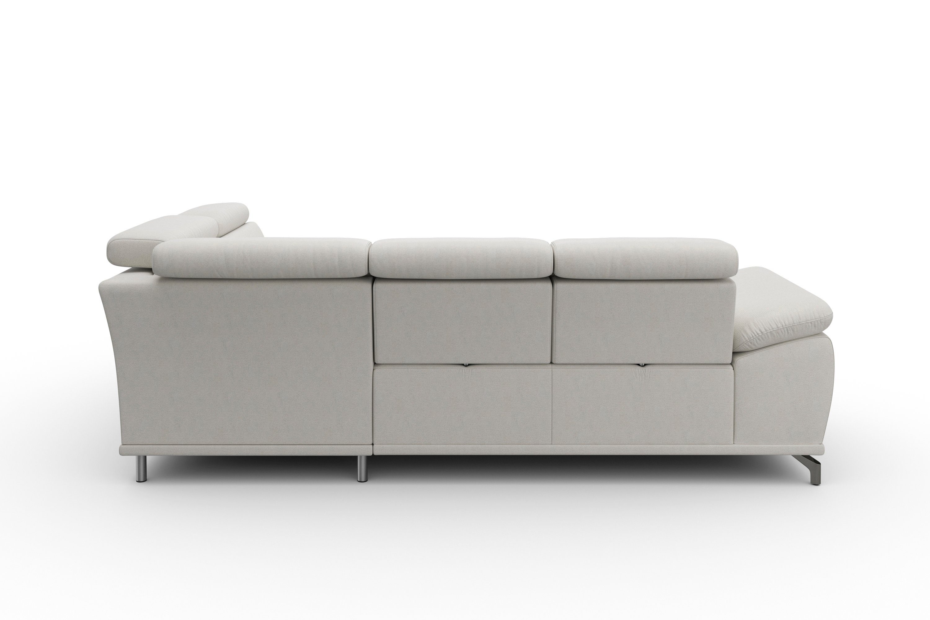 sit&more Hoekbank Cabrio L-vorm, met zitdiepteverstelling, arm- en hoofdsteunverstelling
