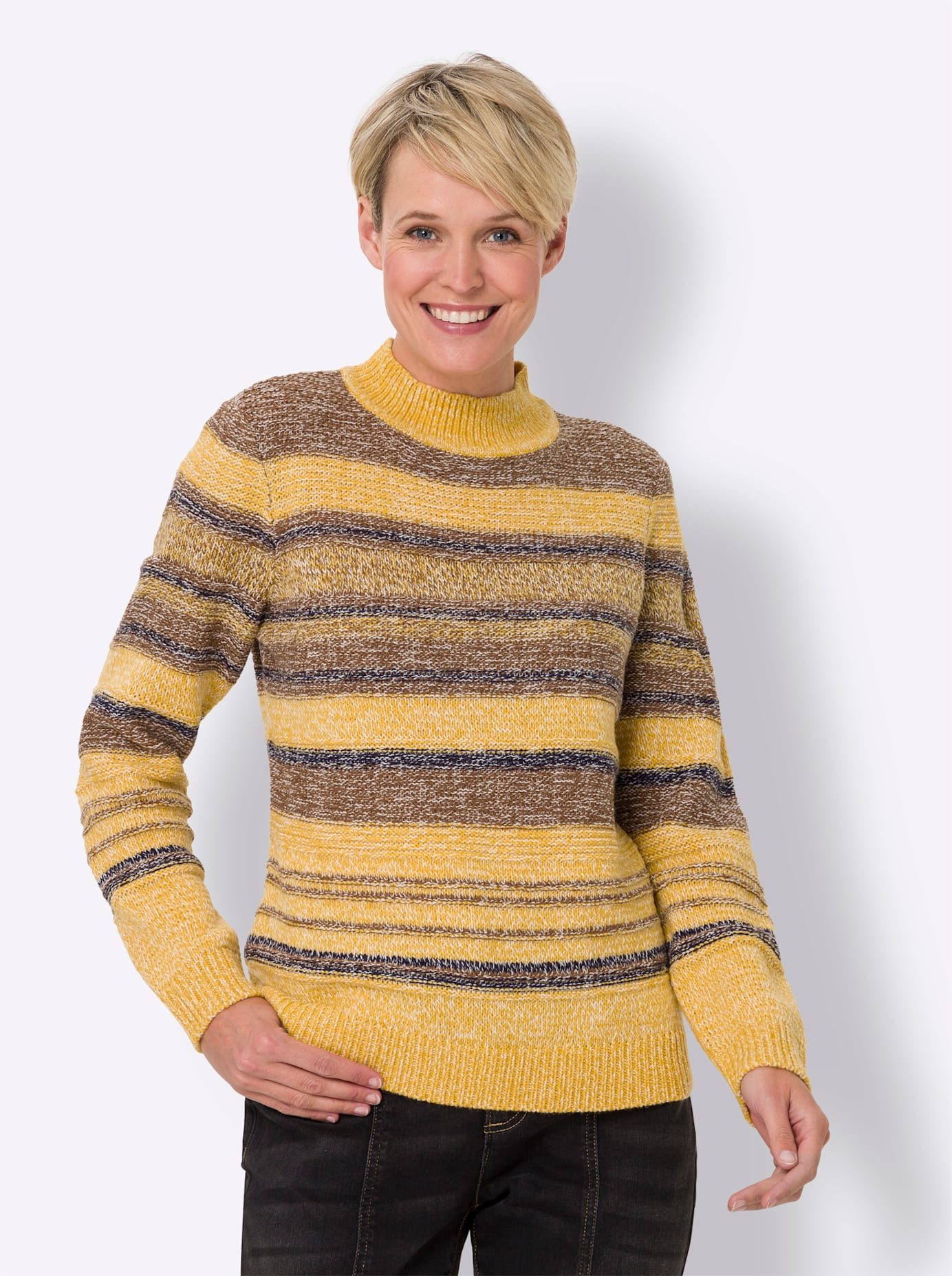 Classic Basics Trui met staande kraag Trui met lange mouwen