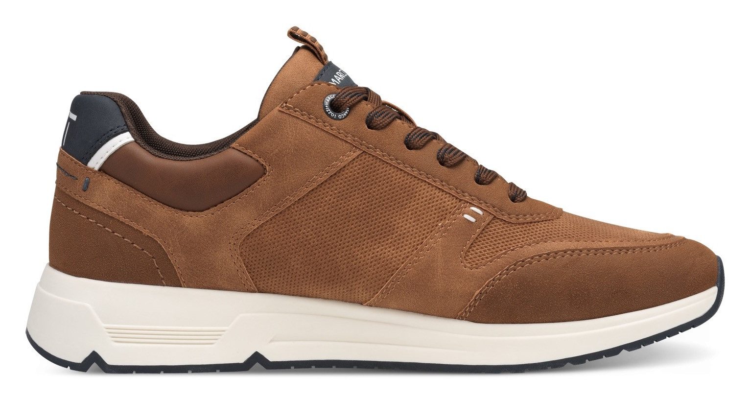 Marco Tozzi Sneakers met sleehak , vrijetijdsschoen, halfschoen, veterschoen met praktische rits