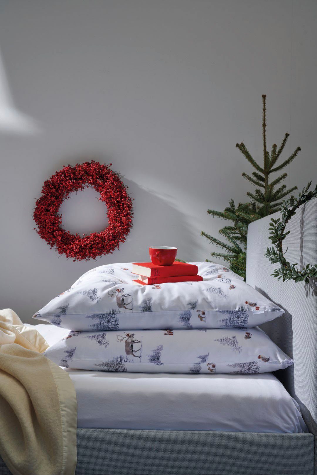 APELT Beddengoed Lasse modisch-romantisch winterlandschap in chalet-stijl
