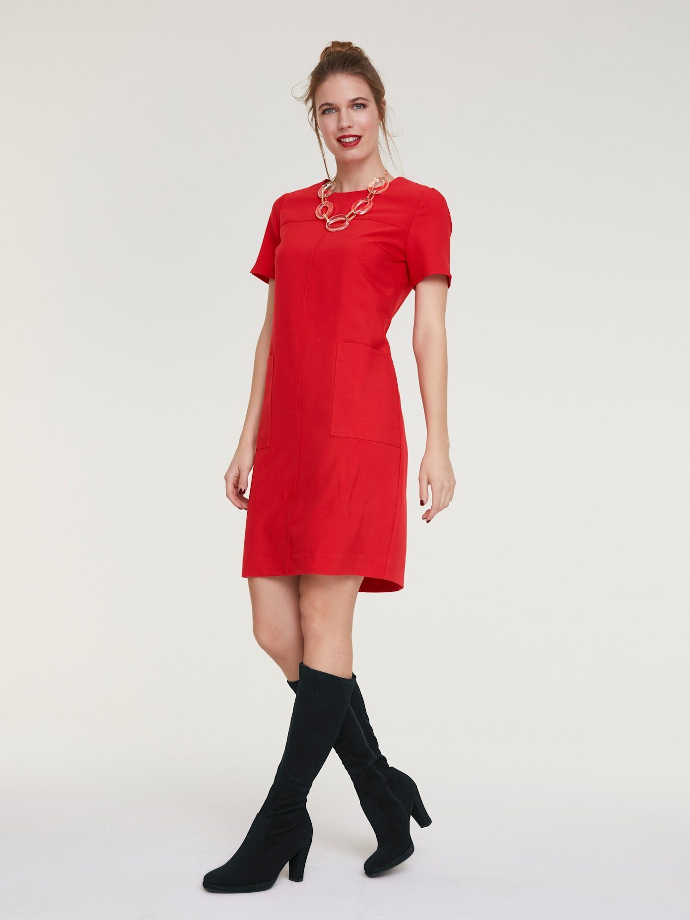 rick cardona by heine blousejurkje jurk rood