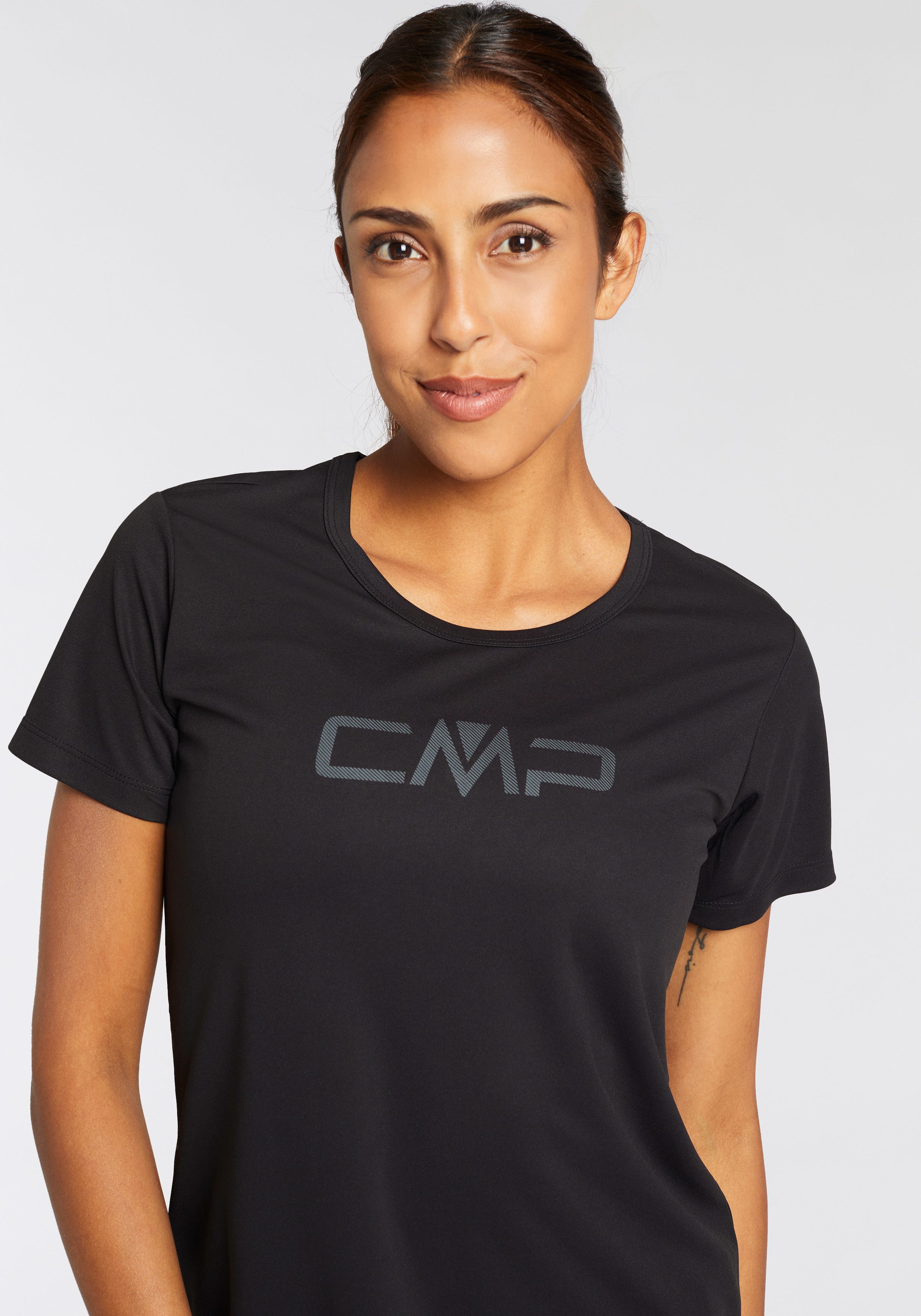 CMP T-shirt WOMAN CO T-SHIRT Snel drogend & ademend (1-delig)