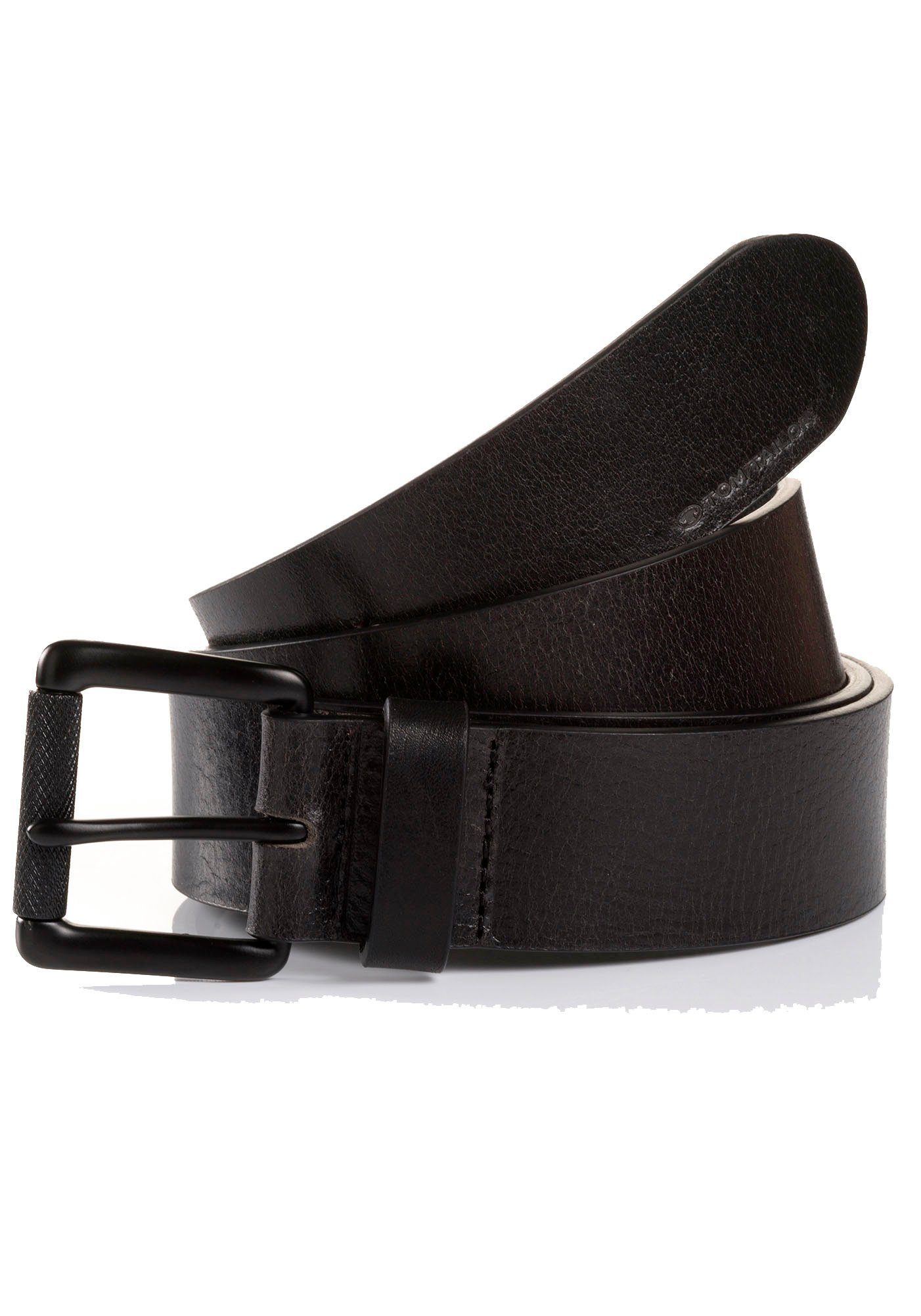 NU 20% KORTING: Tom Tailor Leren riem TTJASPER