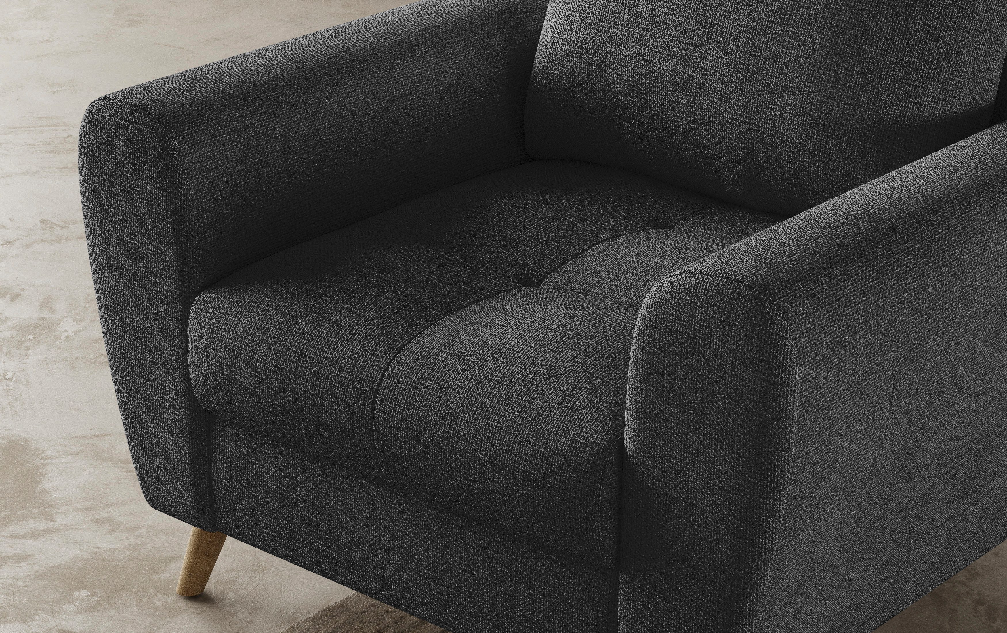 Mr. Couch Fauteuil Blackburn II Geschikt voor de set, optioneel met koudschuim