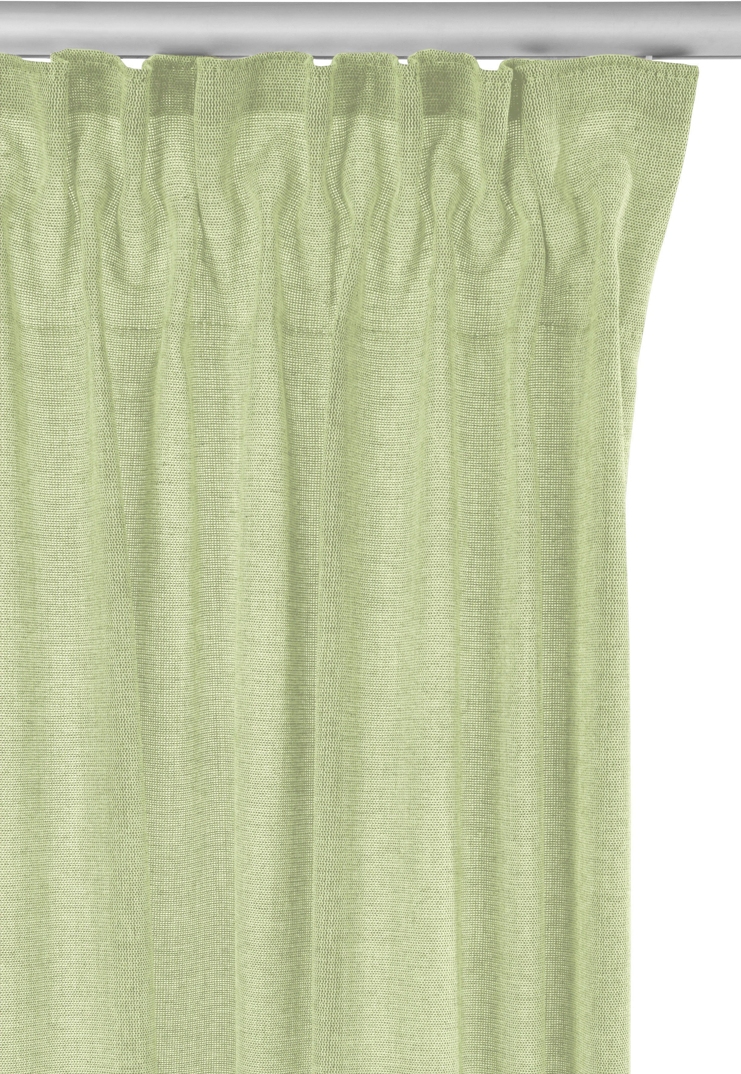 LeGer Home by Lena Gercke Gordijn Lanea Linnenlook, 1 sjaal, verschillende maten (1 stuk)