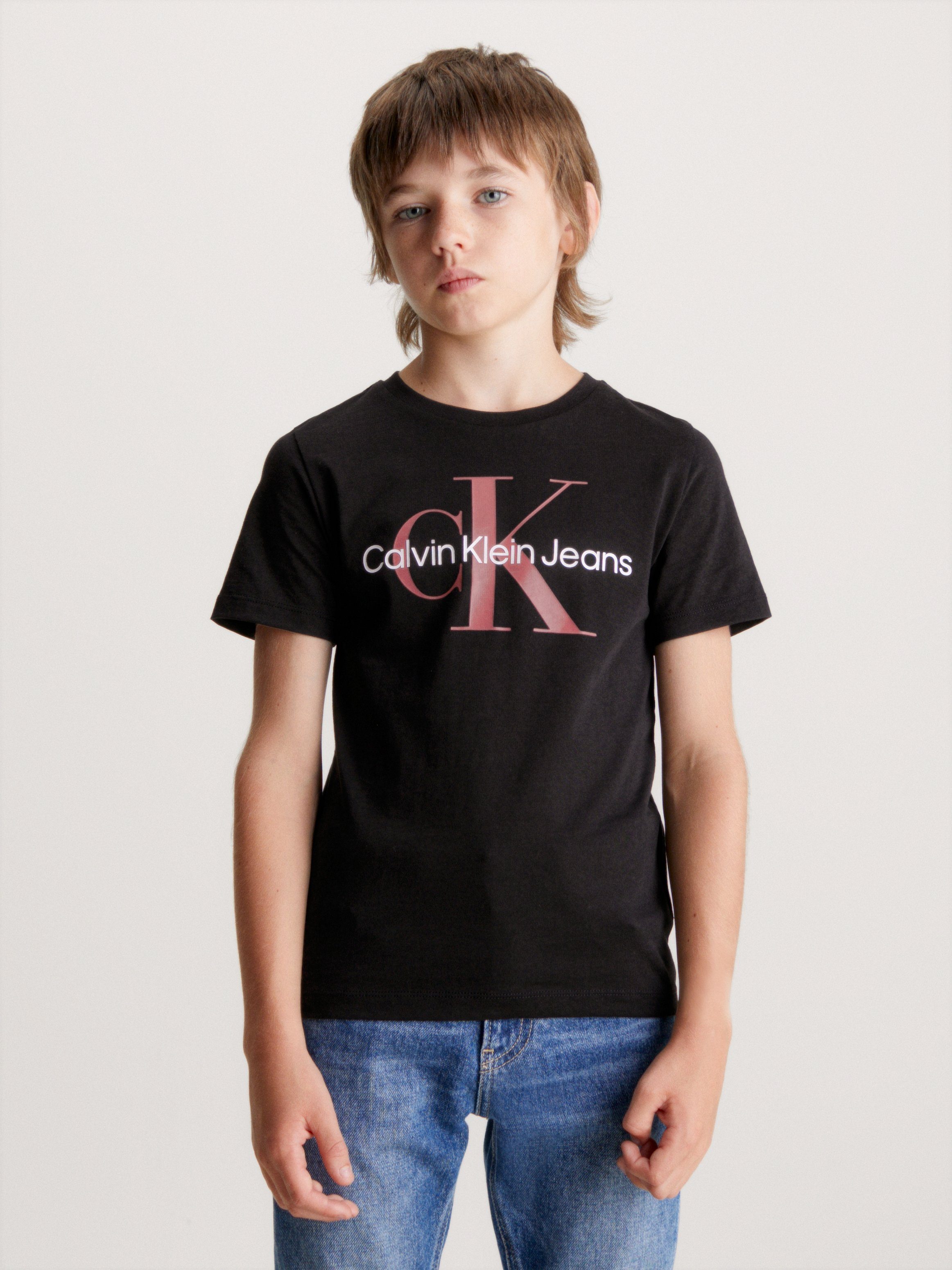 Calvin Klein T-shirt CK MONOGRAM SS T-SHIRT voor kinderen tot 16 jaar
