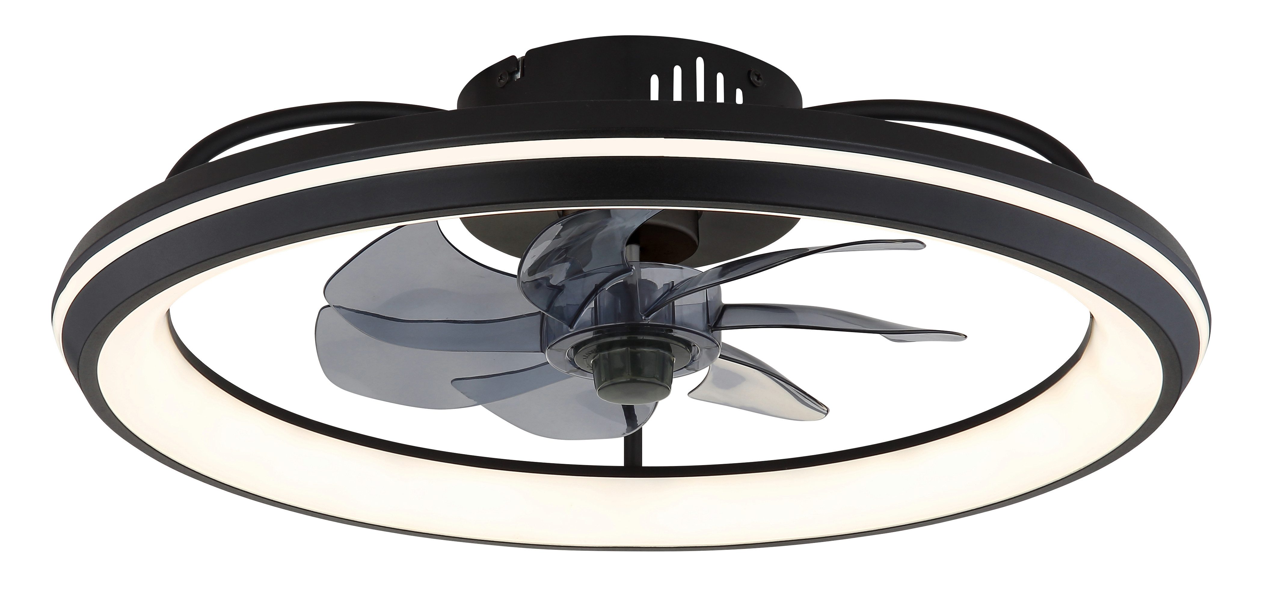 OTTO Globo Lightning Plafondlamp CELESTE plafondventilator Mat zwart metaal, koudwit, neutraalwit, warmwit, plafondlamp (1 stuk) plafondlampen